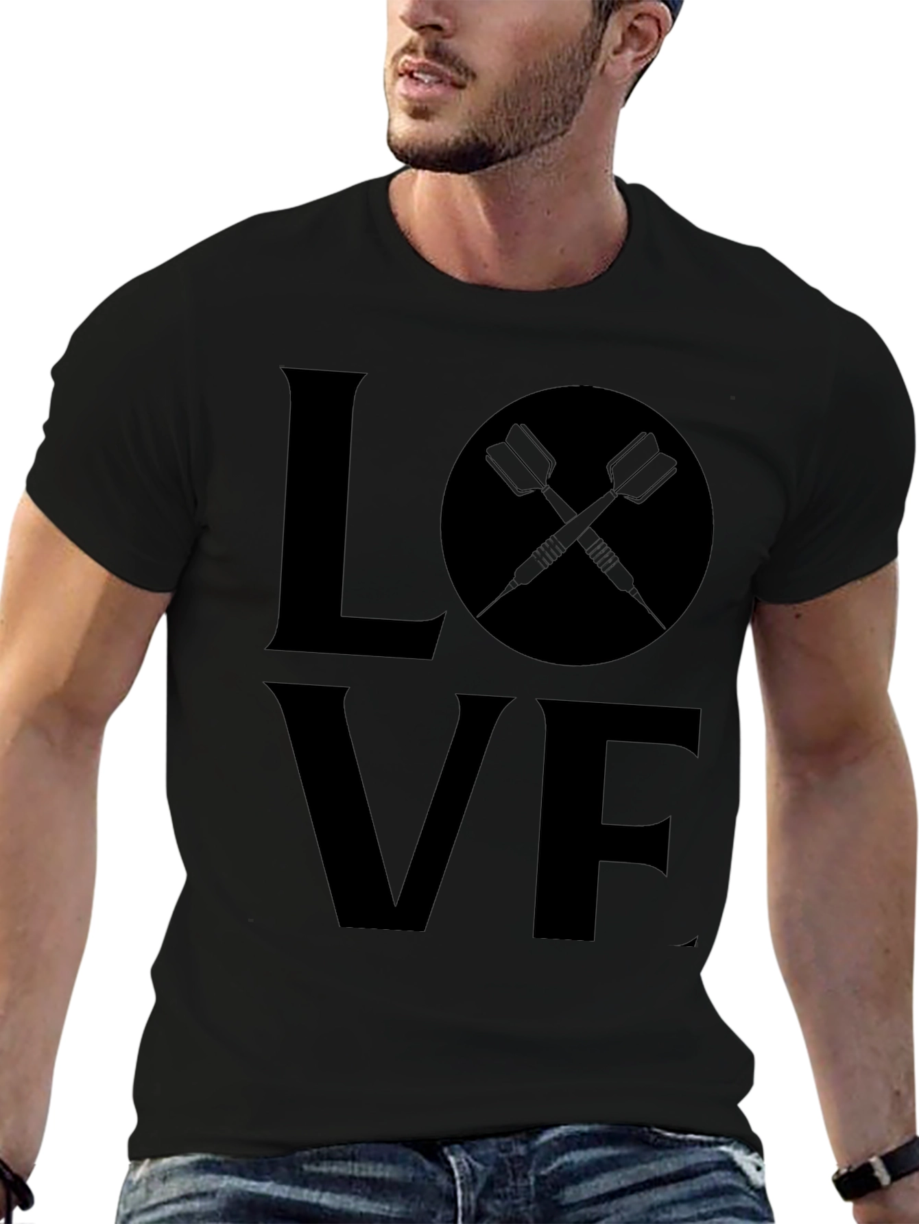 Love Darts Graphic Tee - Stylish Dart Player Apparel
