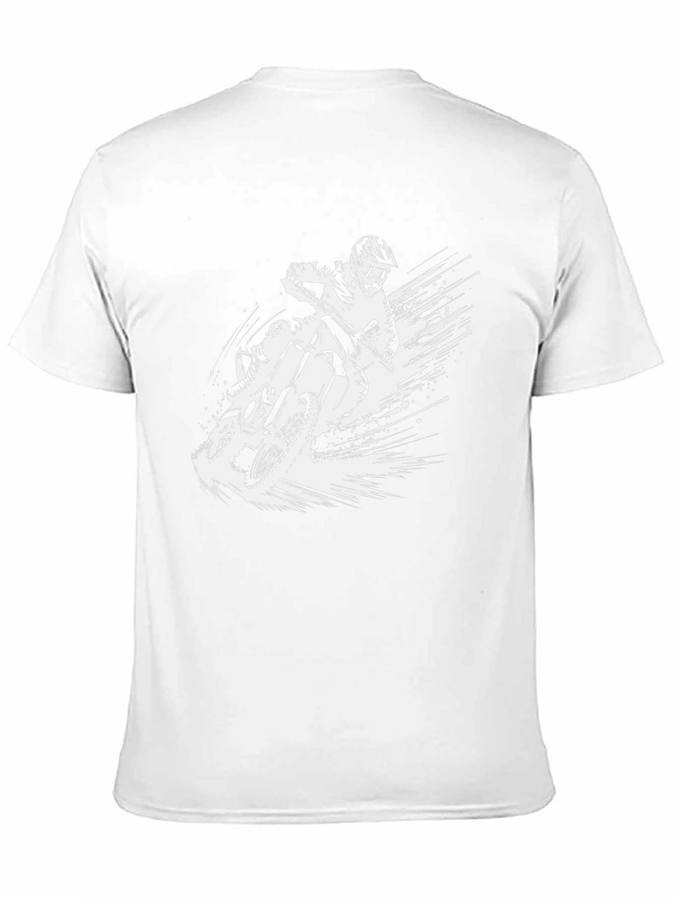 Motocross Rider Graphic Tee - Black