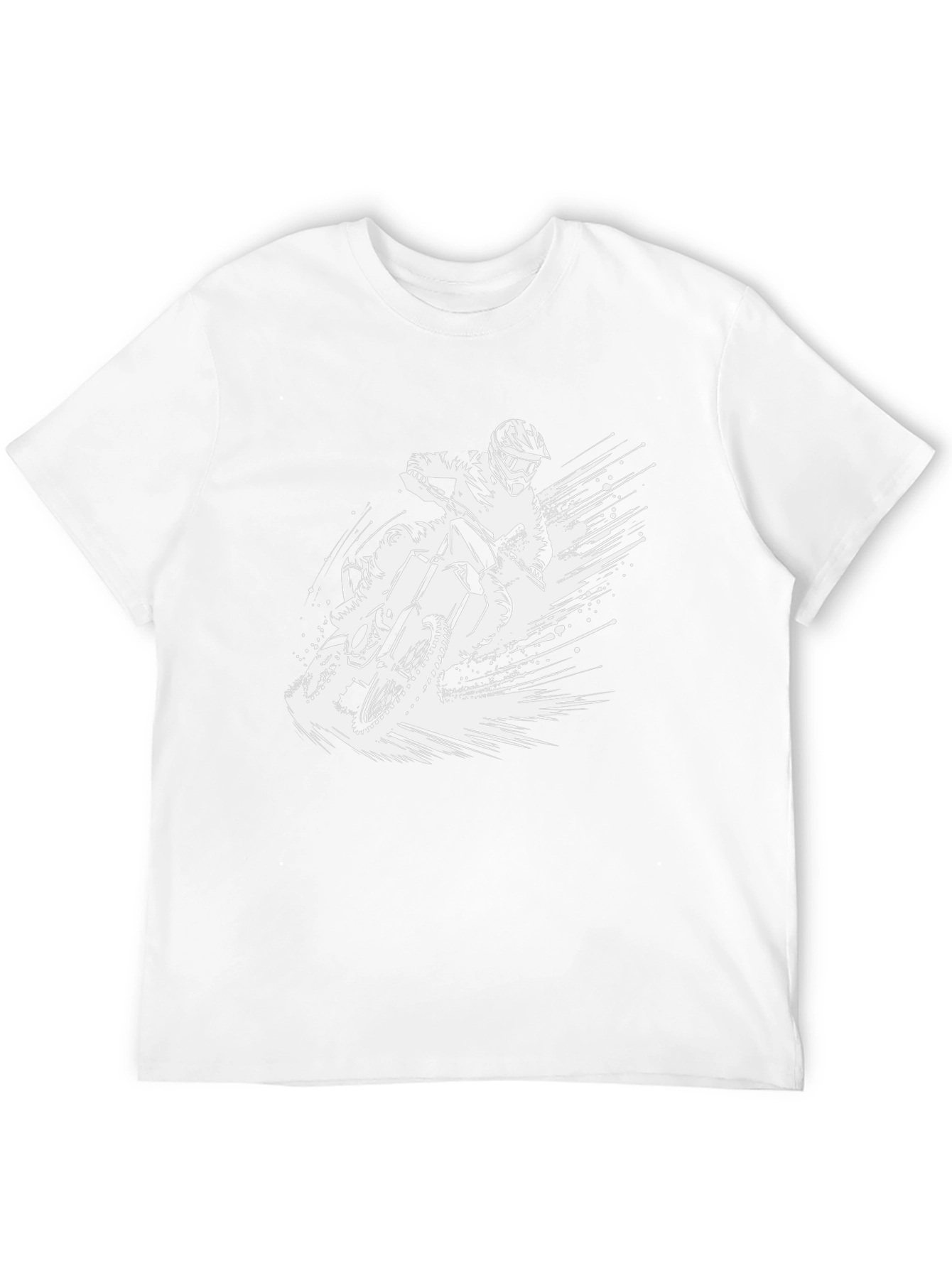 Motocross Rider Graphic Tee - Black