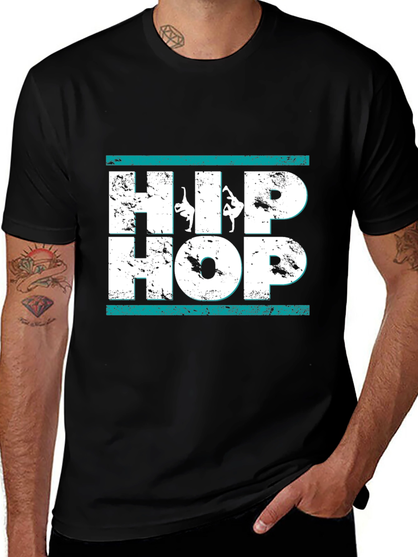 Urban Hip Hop Graphic T-Shirt