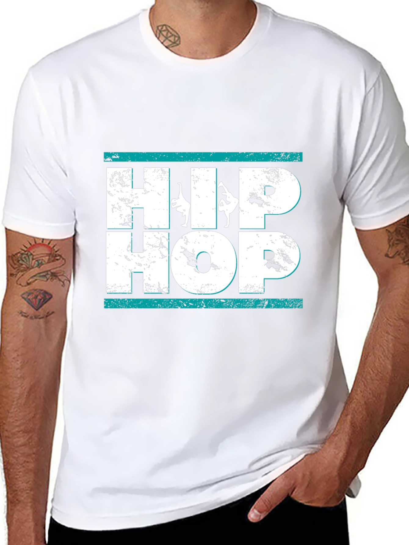 Urban Hip Hop Graphic T-Shirt