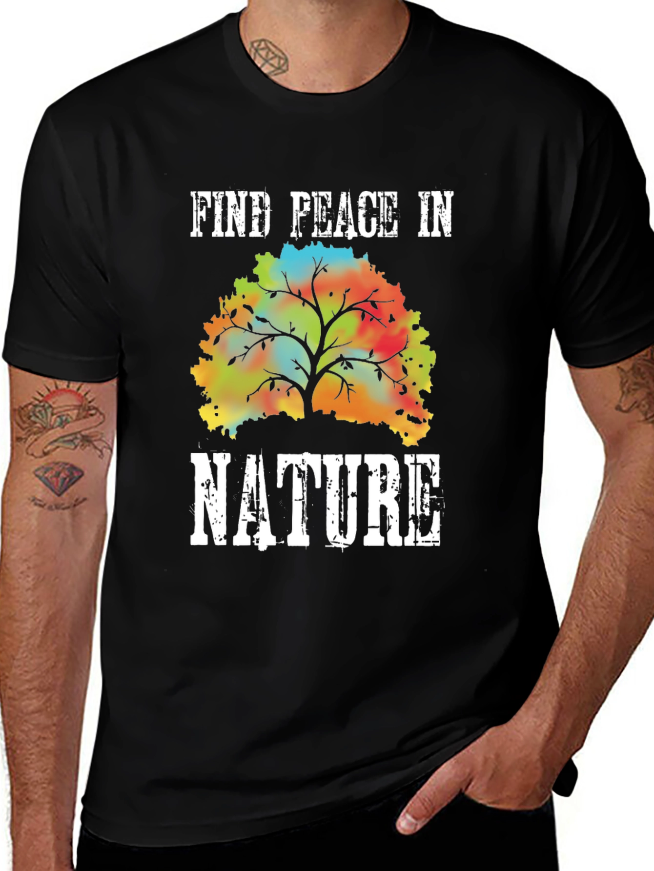 Find Peace in Nature Graphic Tee