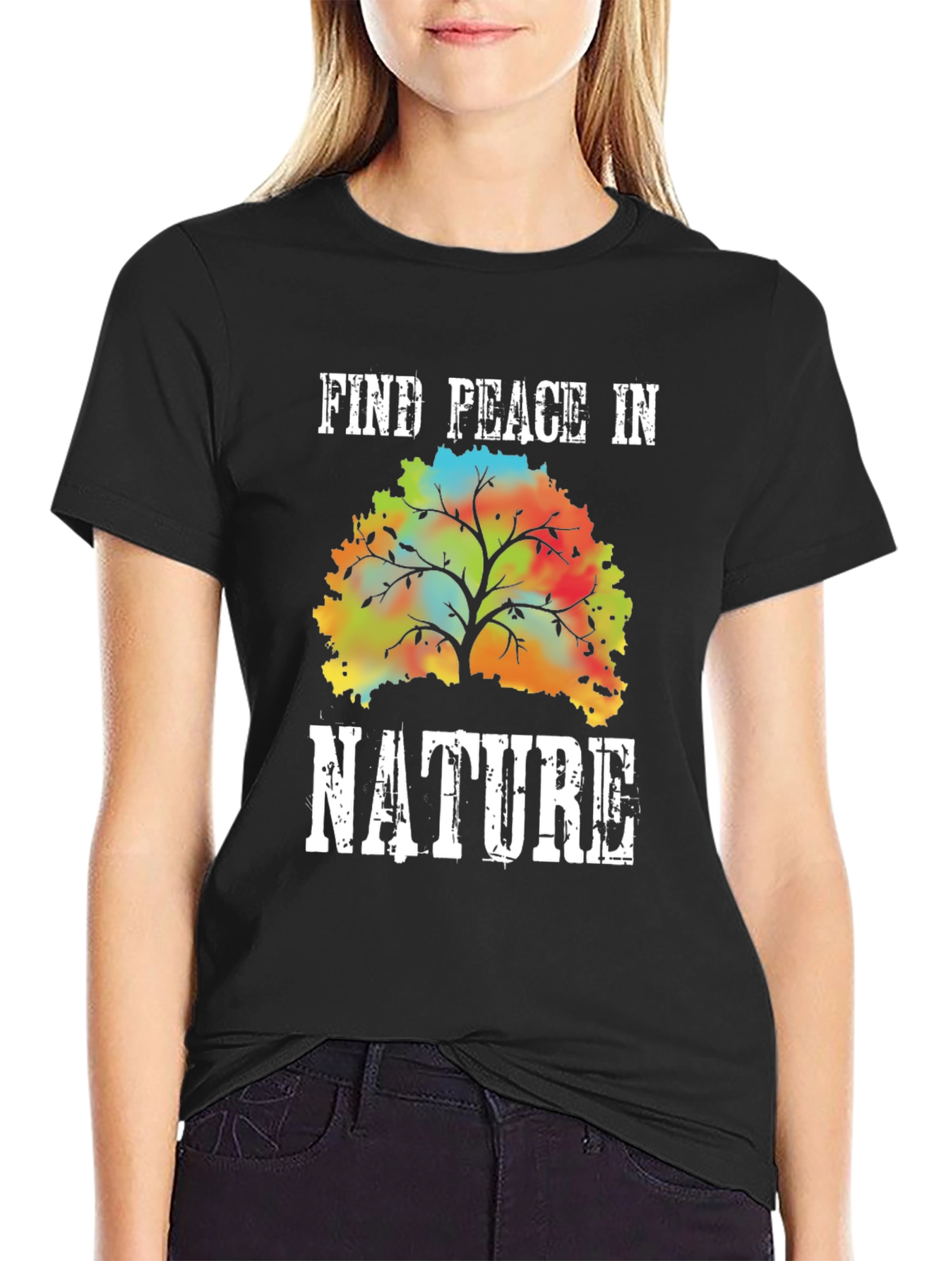 Find Peace in Nature Graphic Tee