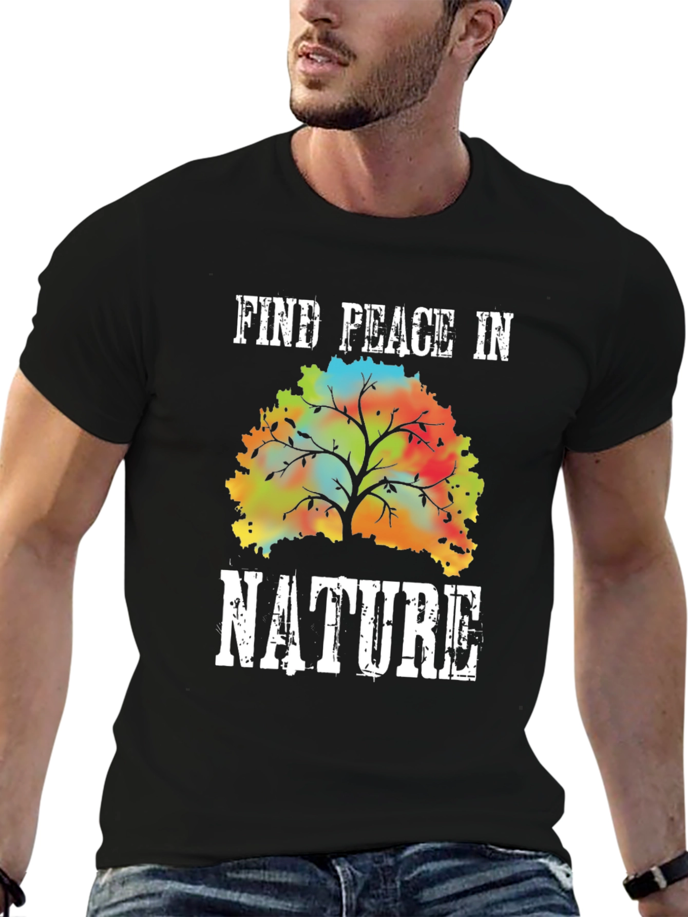 Find Peace in Nature Graphic Tee