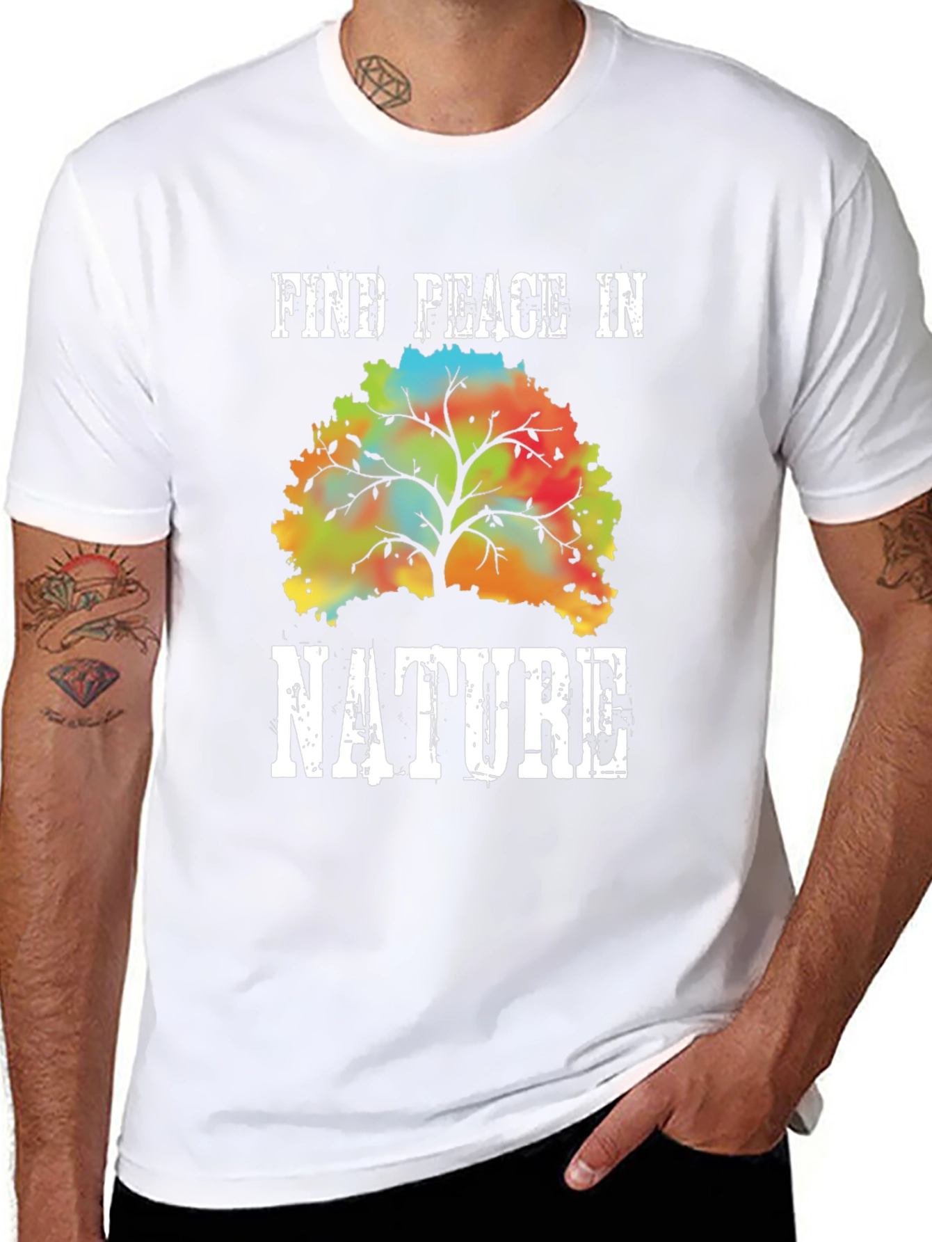 Find Peace in Nature Graphic Tee