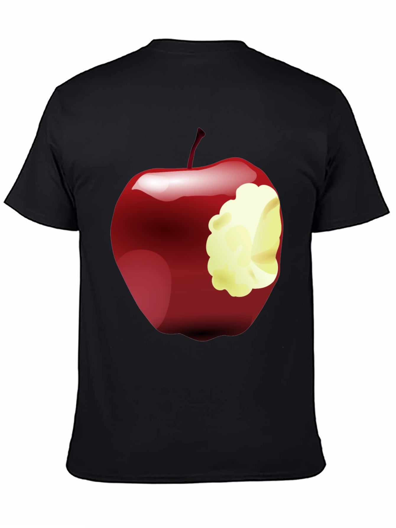 Bitten Apple Graphic Tee - Stylish Casual Wear