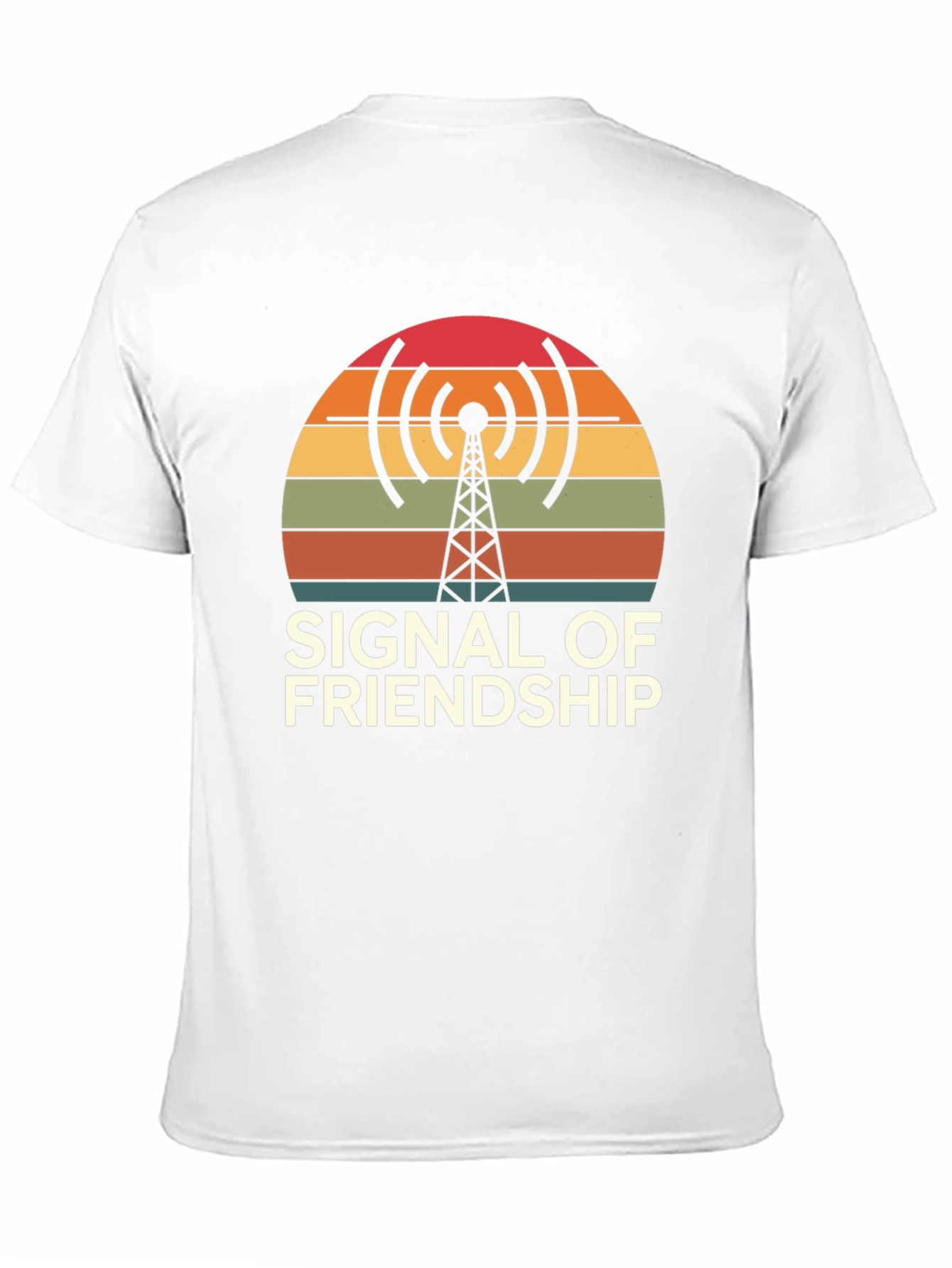 Signal of Friendship Graphic T-Shirt - Retro Design