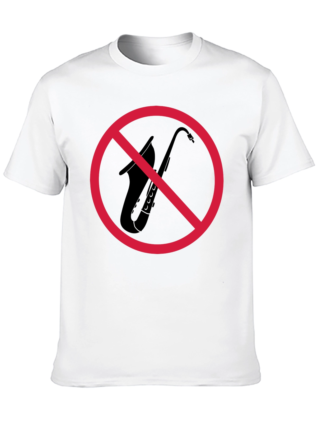 Saxophone Ban T-Shirt: Express Your Musical Rebellion!