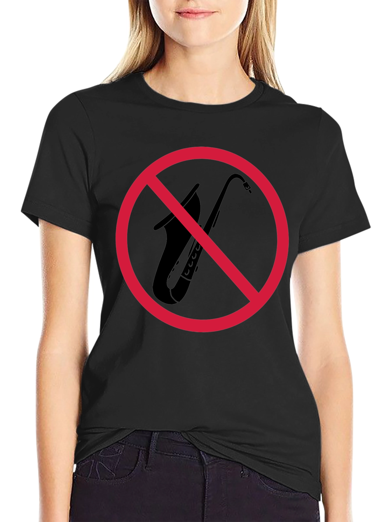 Saxophone Ban T-Shirt: Express Your Musical Rebellion!