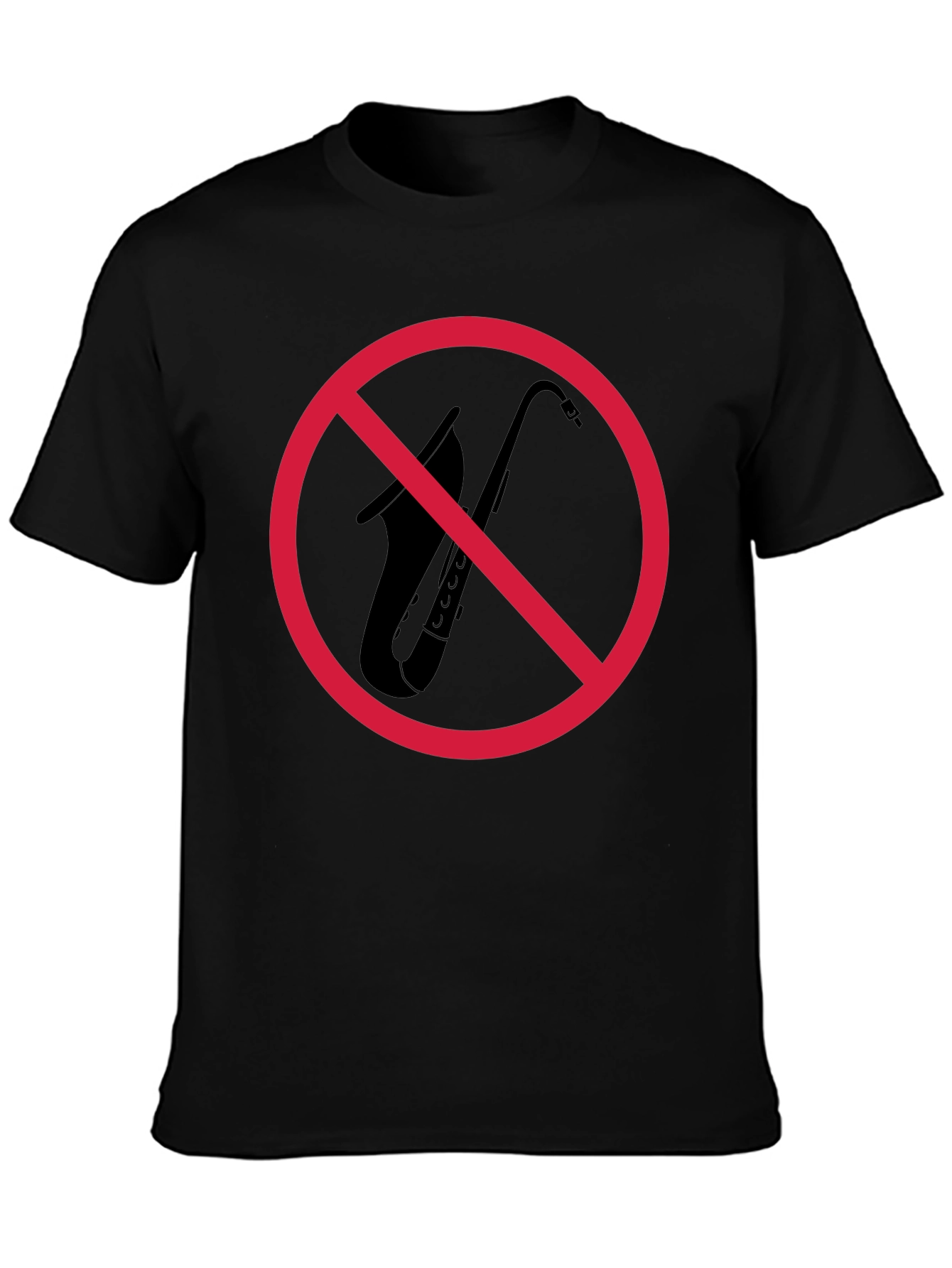 Saxophone Ban T-Shirt: Express Your Musical Rebellion!