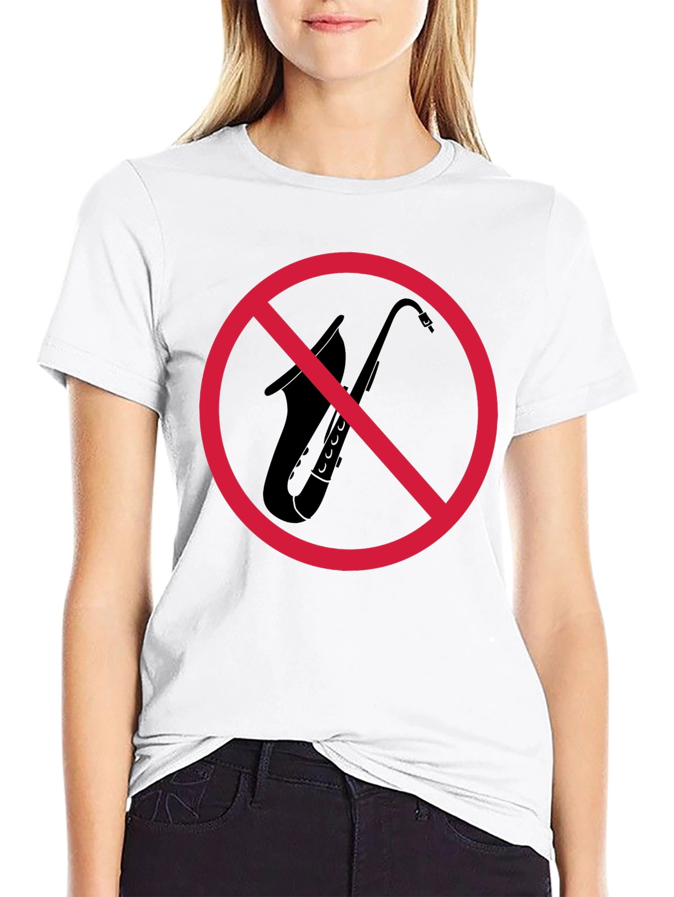 Saxophone Ban T-Shirt: Express Your Musical Rebellion!