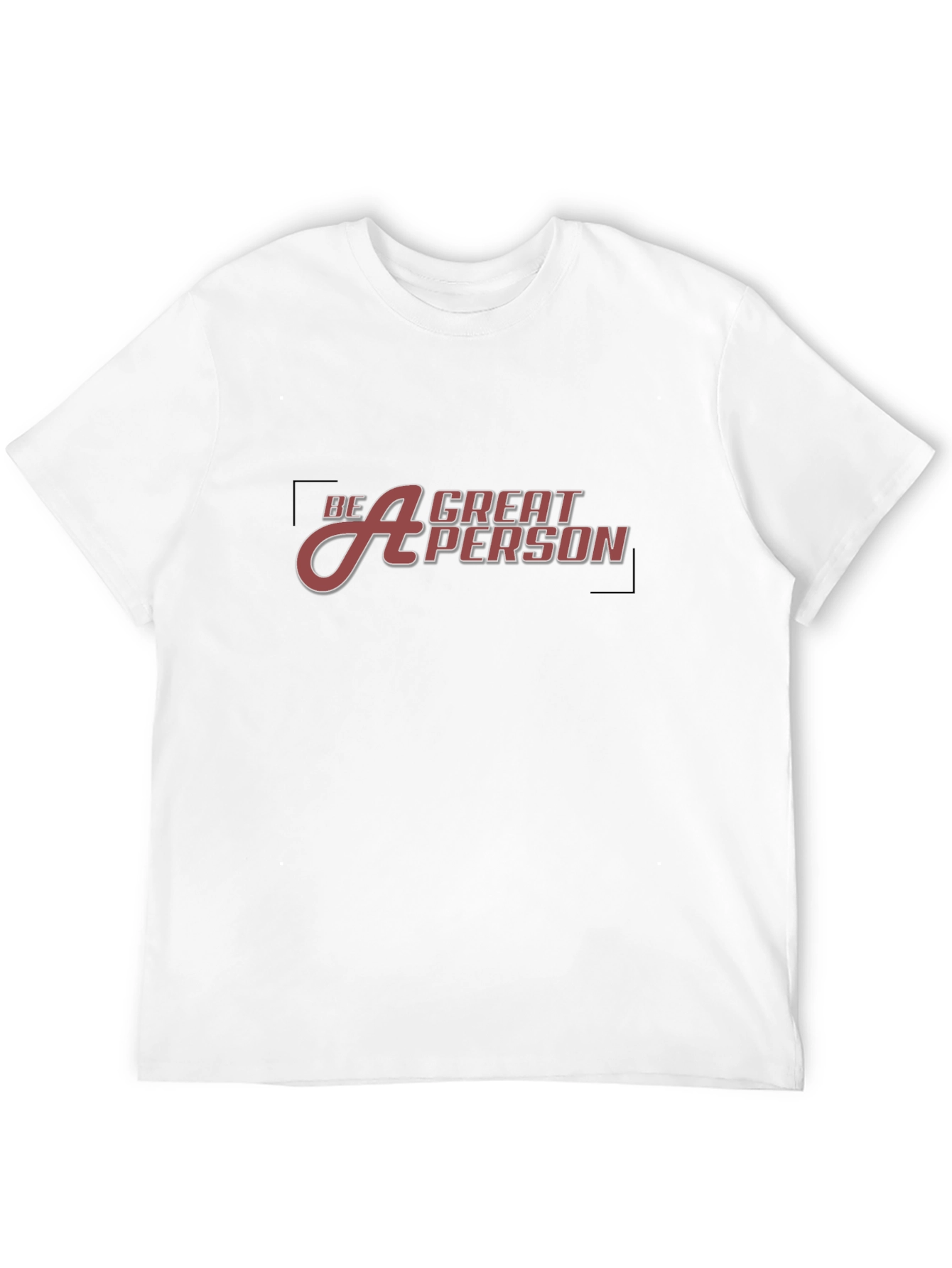 Be A Great Person Black Tee