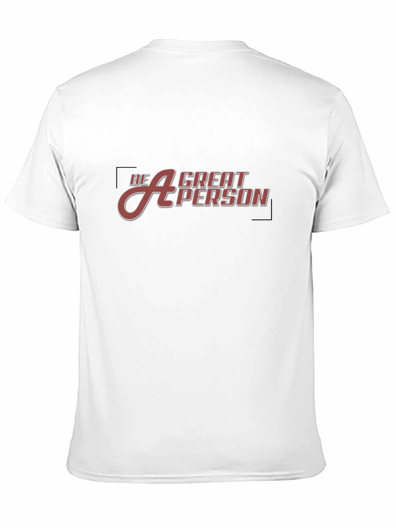 Be A Great Person Black Tee