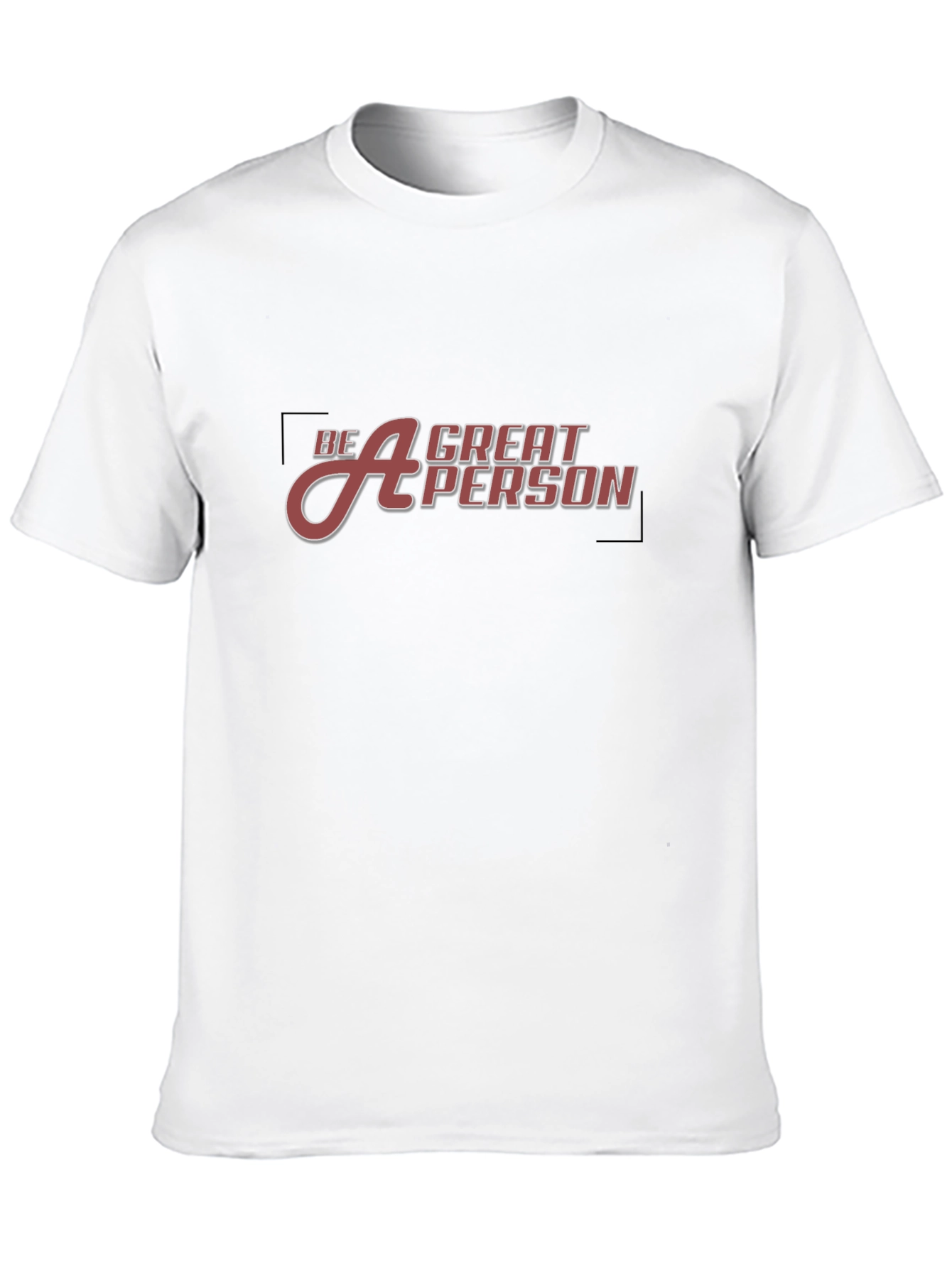 Be A Great Person Black Tee