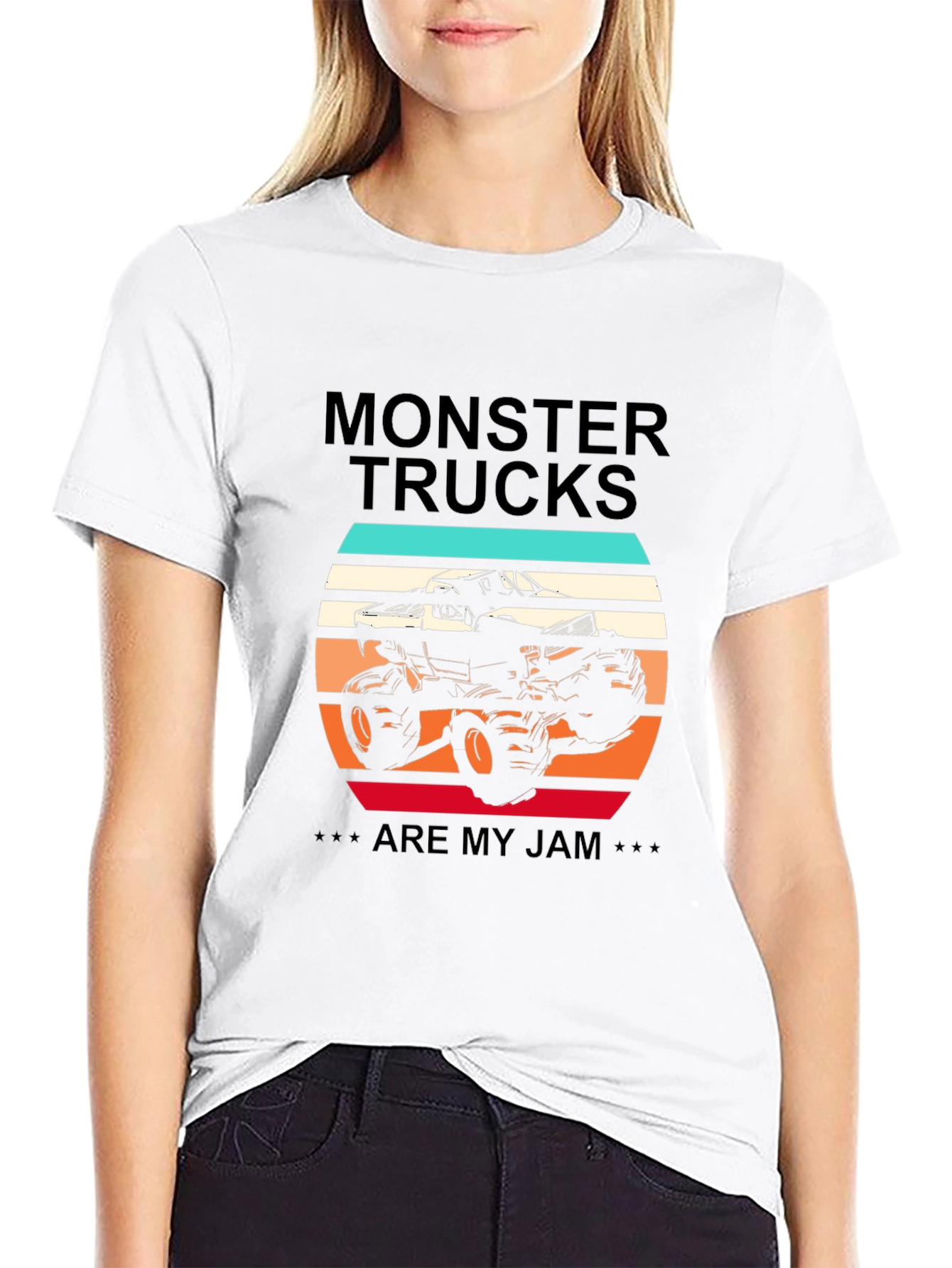 Monster Trucks Are My Jam Graphic Tee