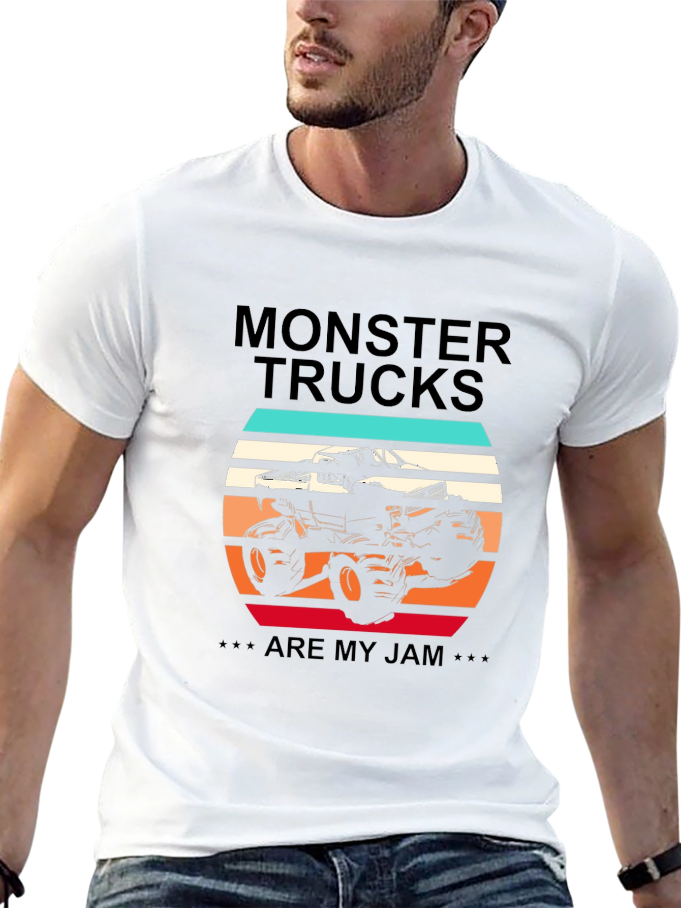 Monster Trucks Are My Jam Graphic Tee