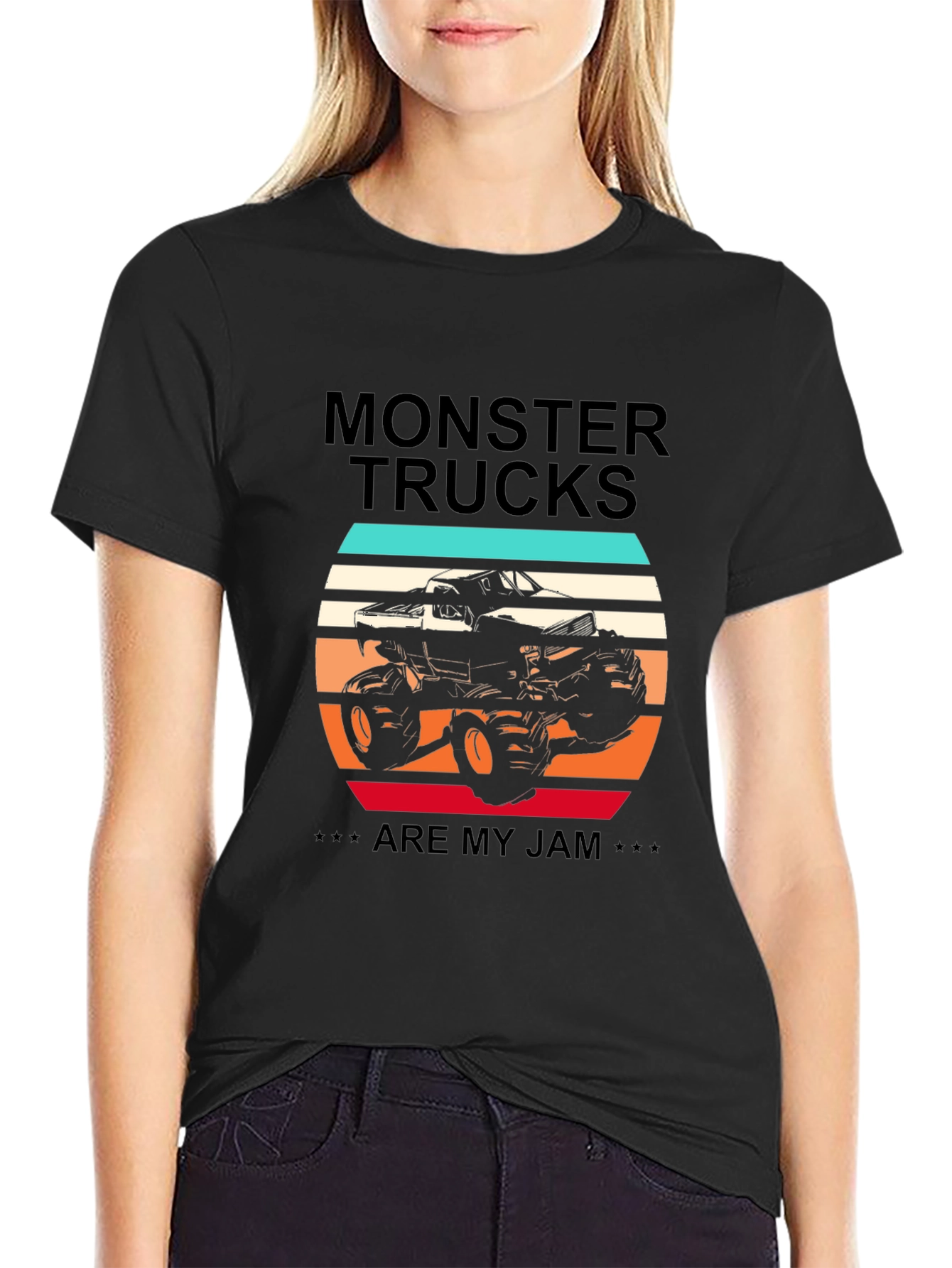 Monster Trucks Are My Jam Graphic Tee