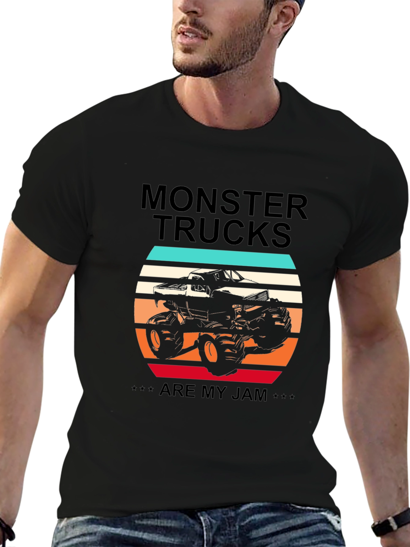 Monster Trucks Are My Jam Graphic Tee