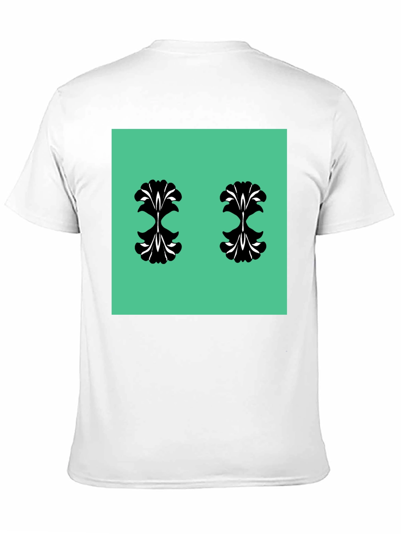 Unique Pattern Black T-Shirt