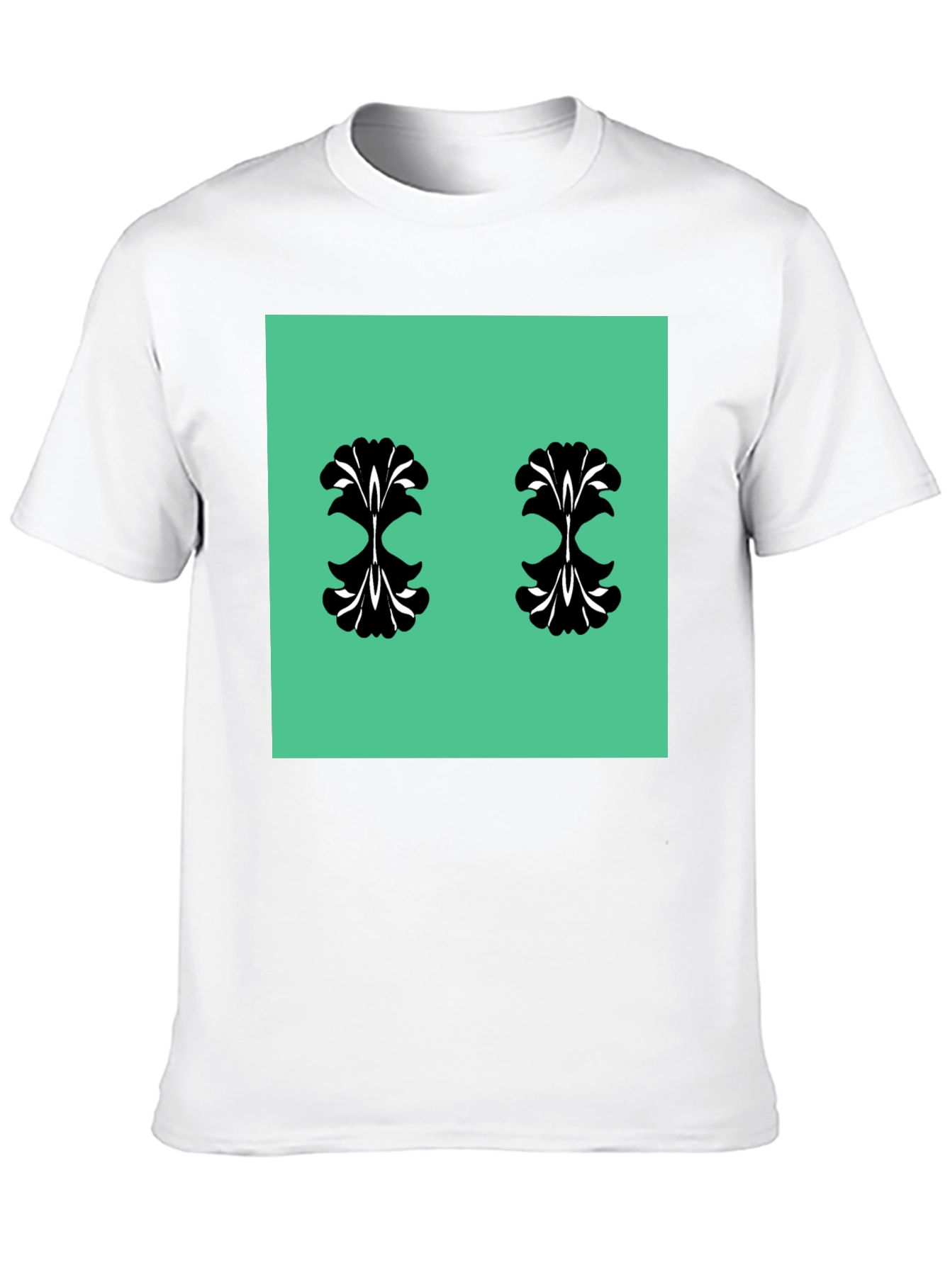 Unique Pattern Black T-Shirt