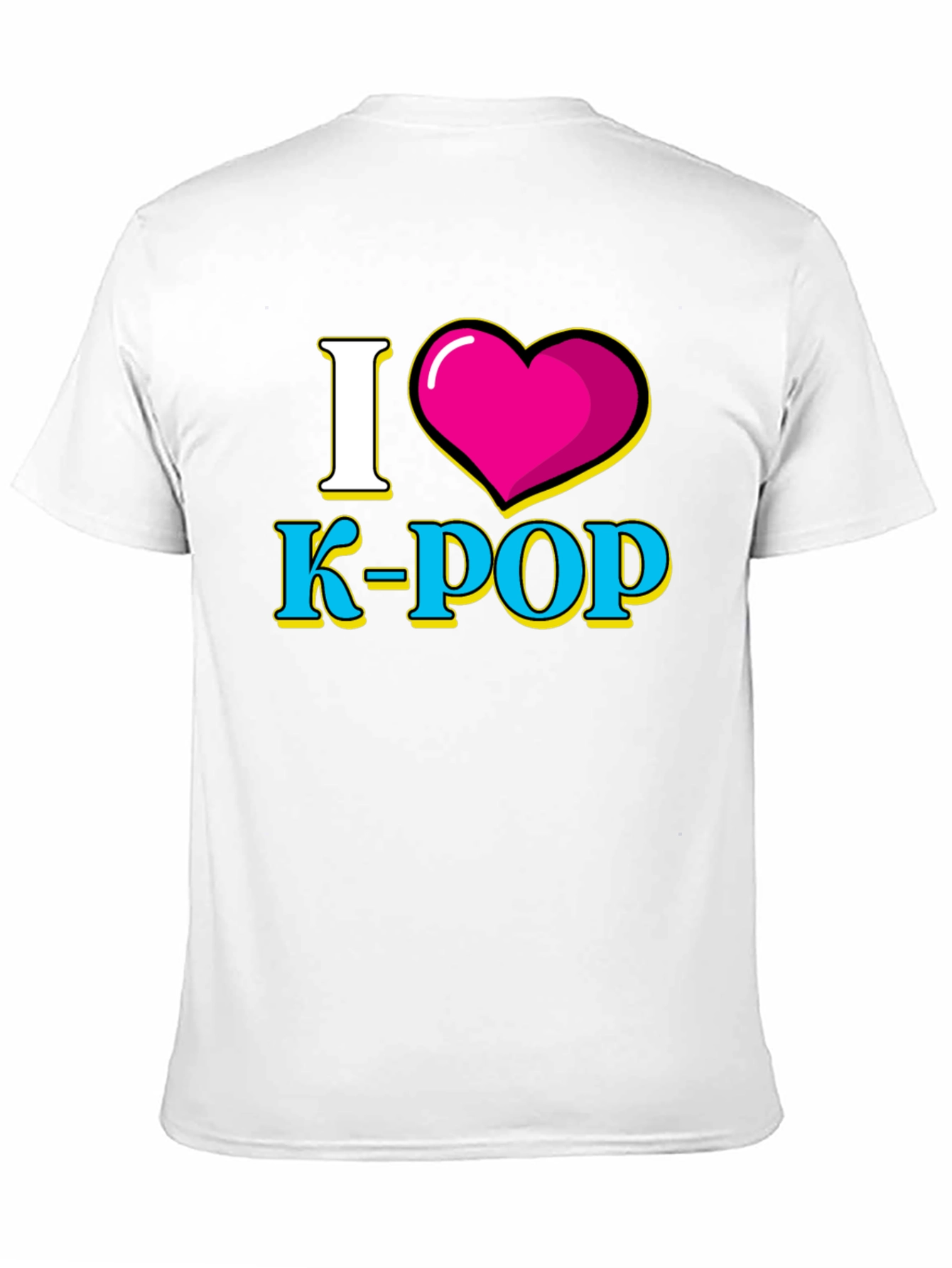 I Heart K-POP Black Graphic Tee