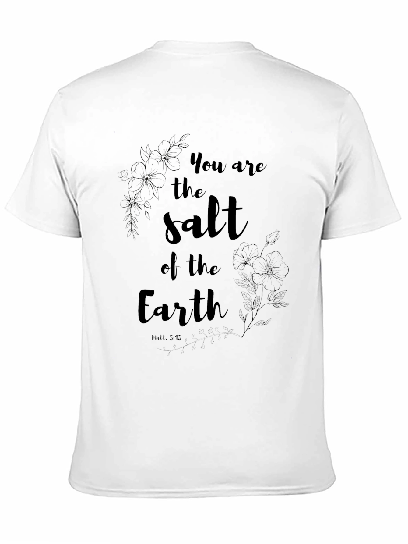 Salt of the Earth Black Graphic Tee
