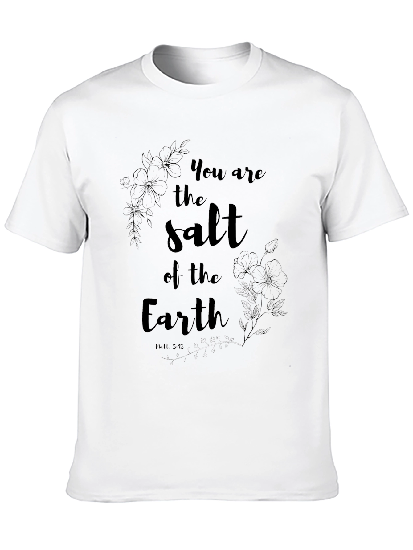 Salt of the Earth Black Graphic Tee