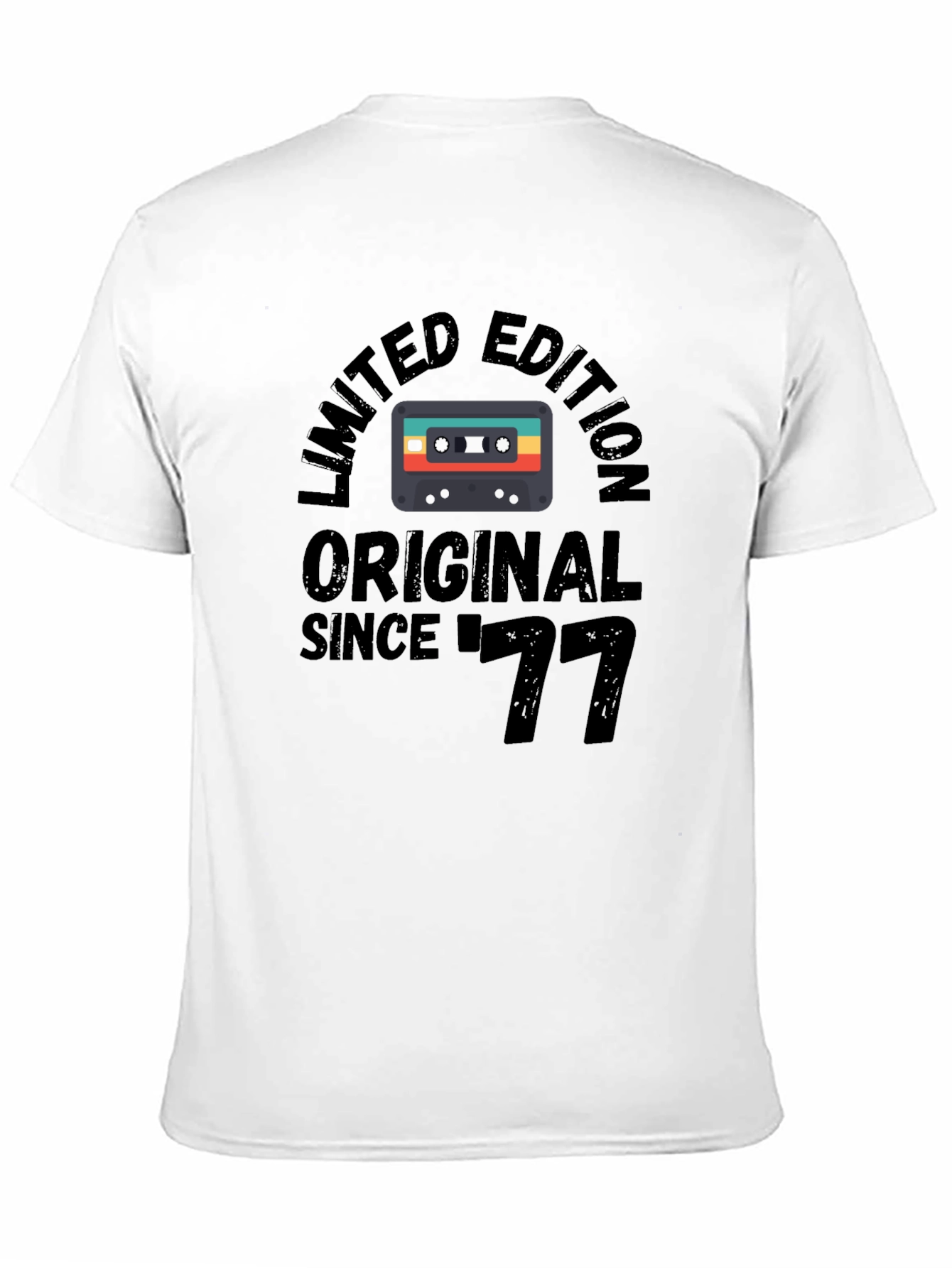 Limited Edition 1977 Original Retro Cassette Graphic T-Shirt