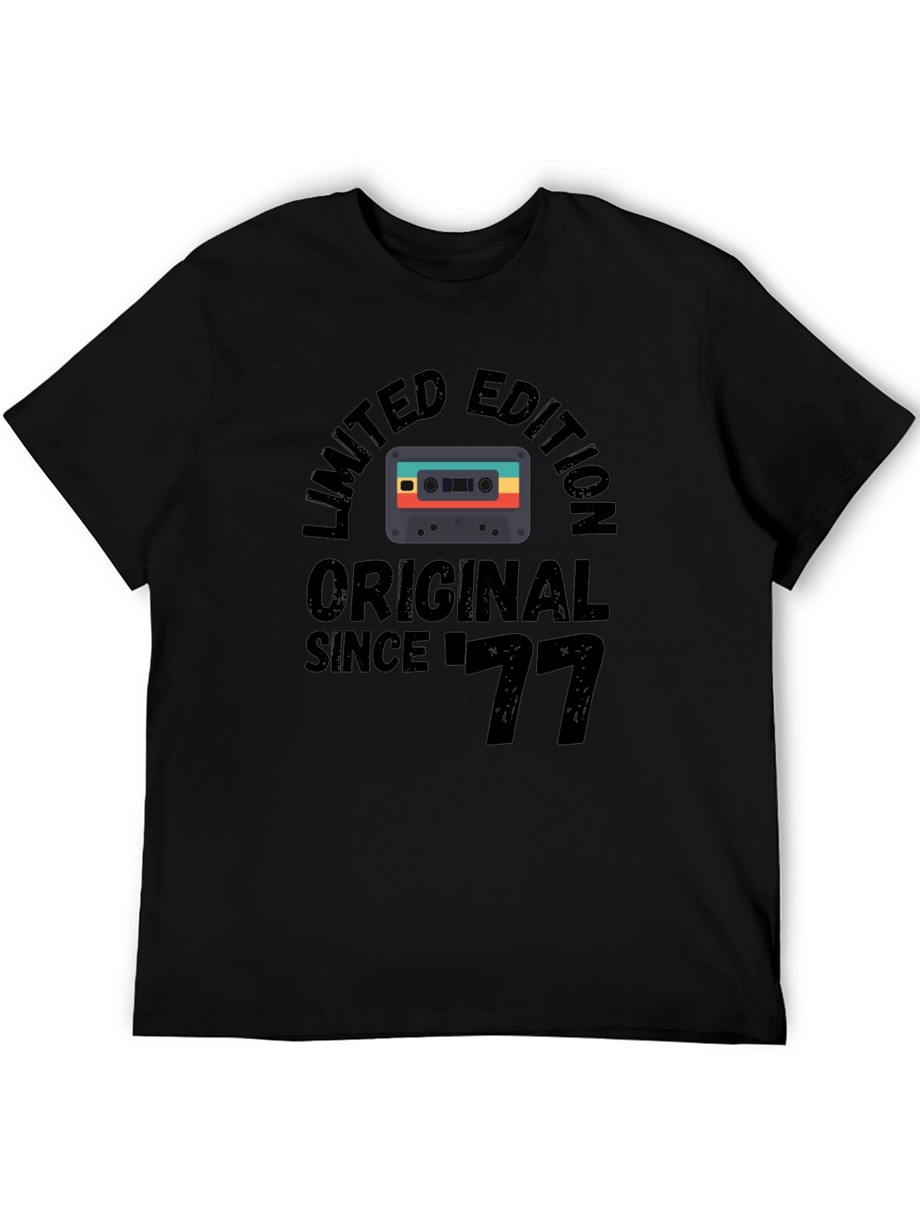 Limited Edition 1977 Original Retro Cassette Graphic T-Shirt