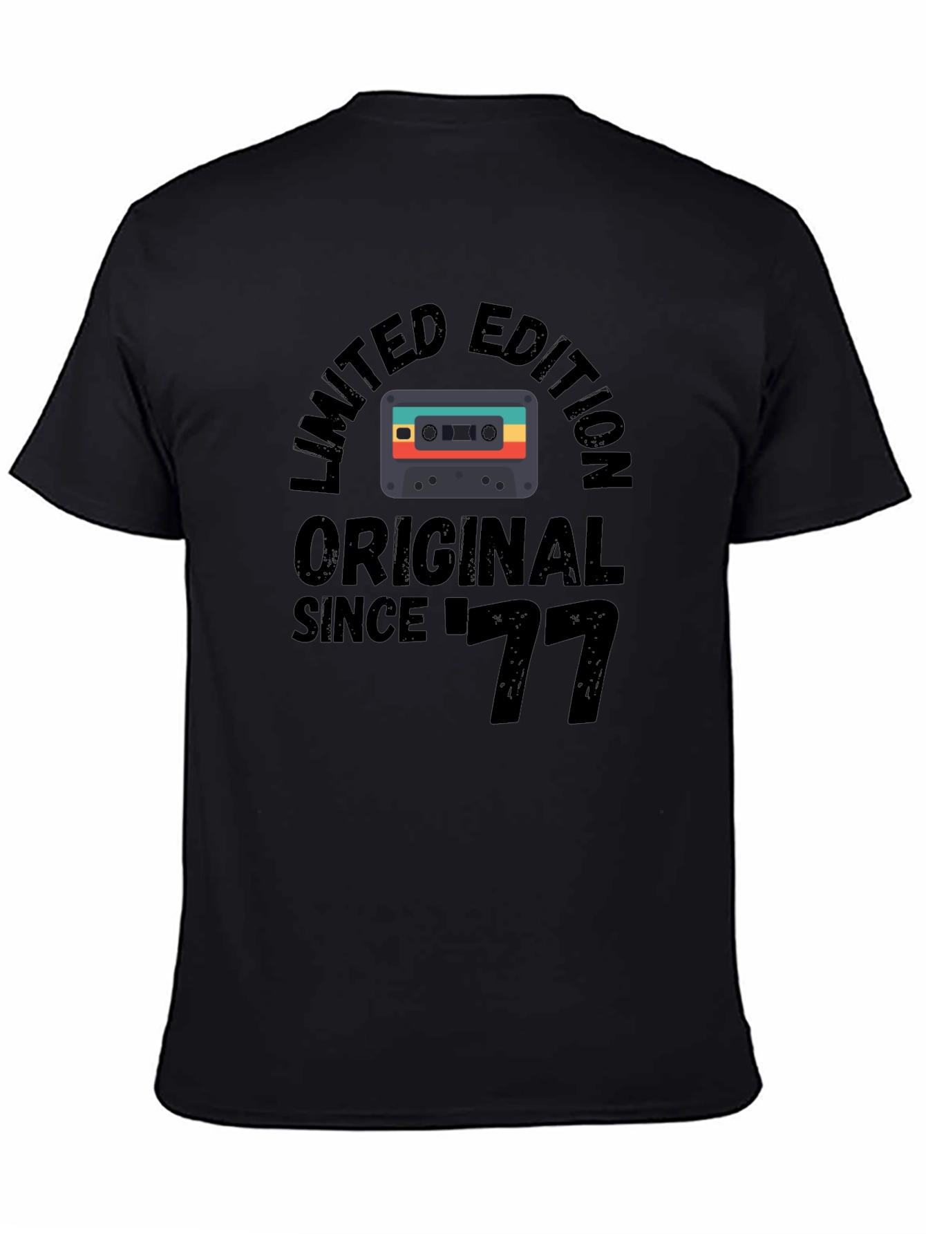Limited Edition 1977 Original Retro Cassette Graphic T-Shirt