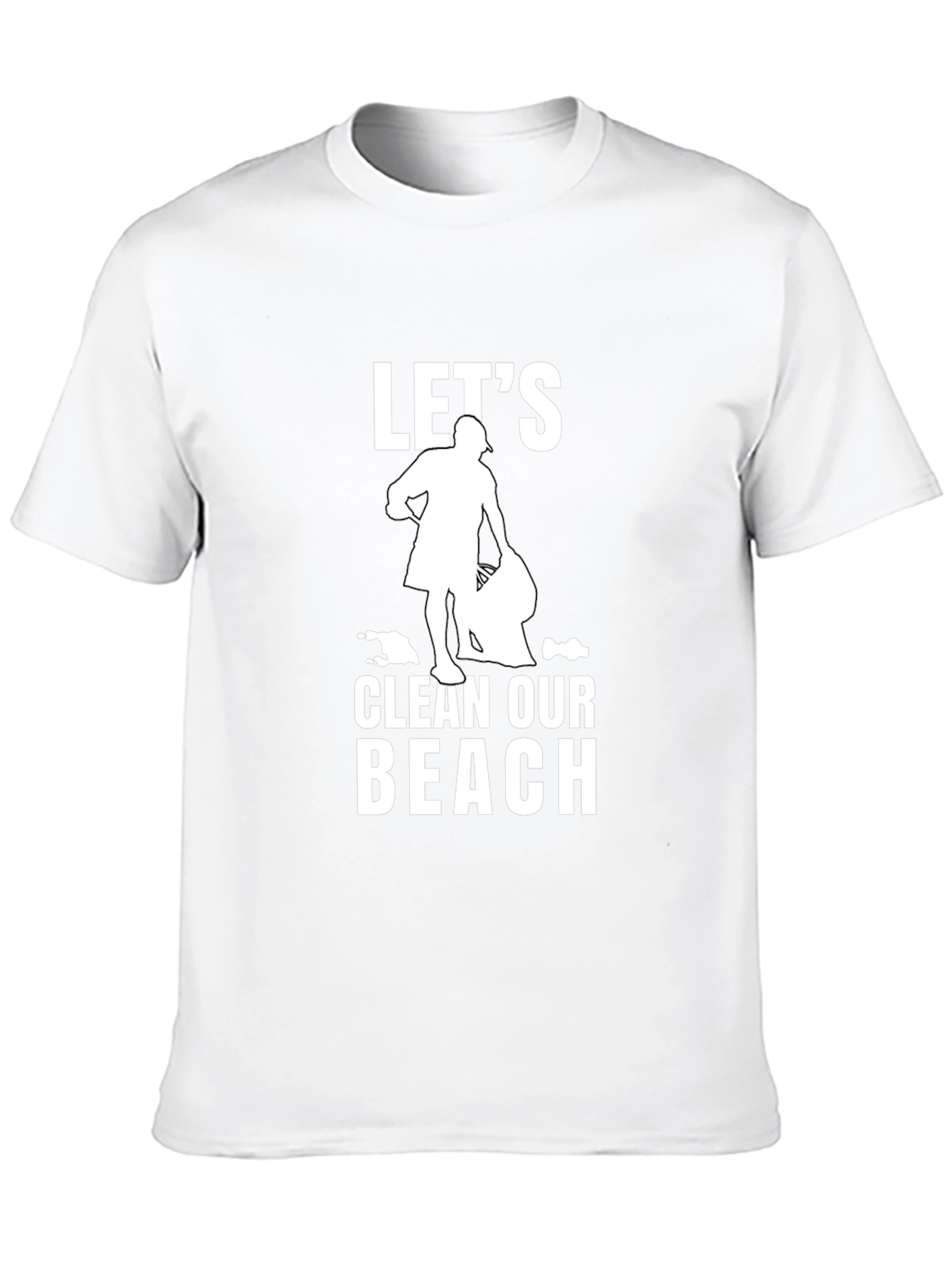 Lets Clean Our Beach Graphic Tee