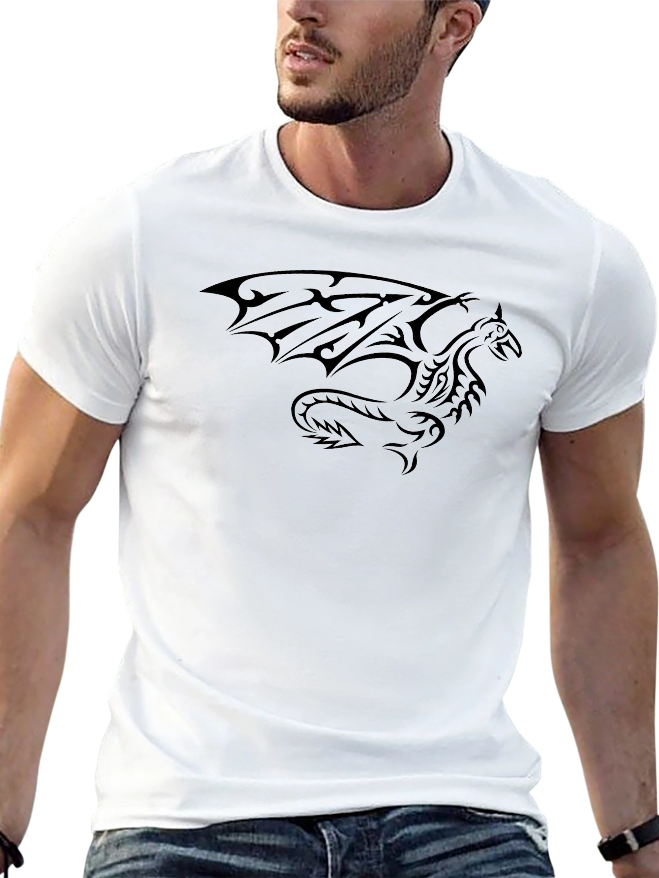 Dragon Tattoo T-Shirt - Black