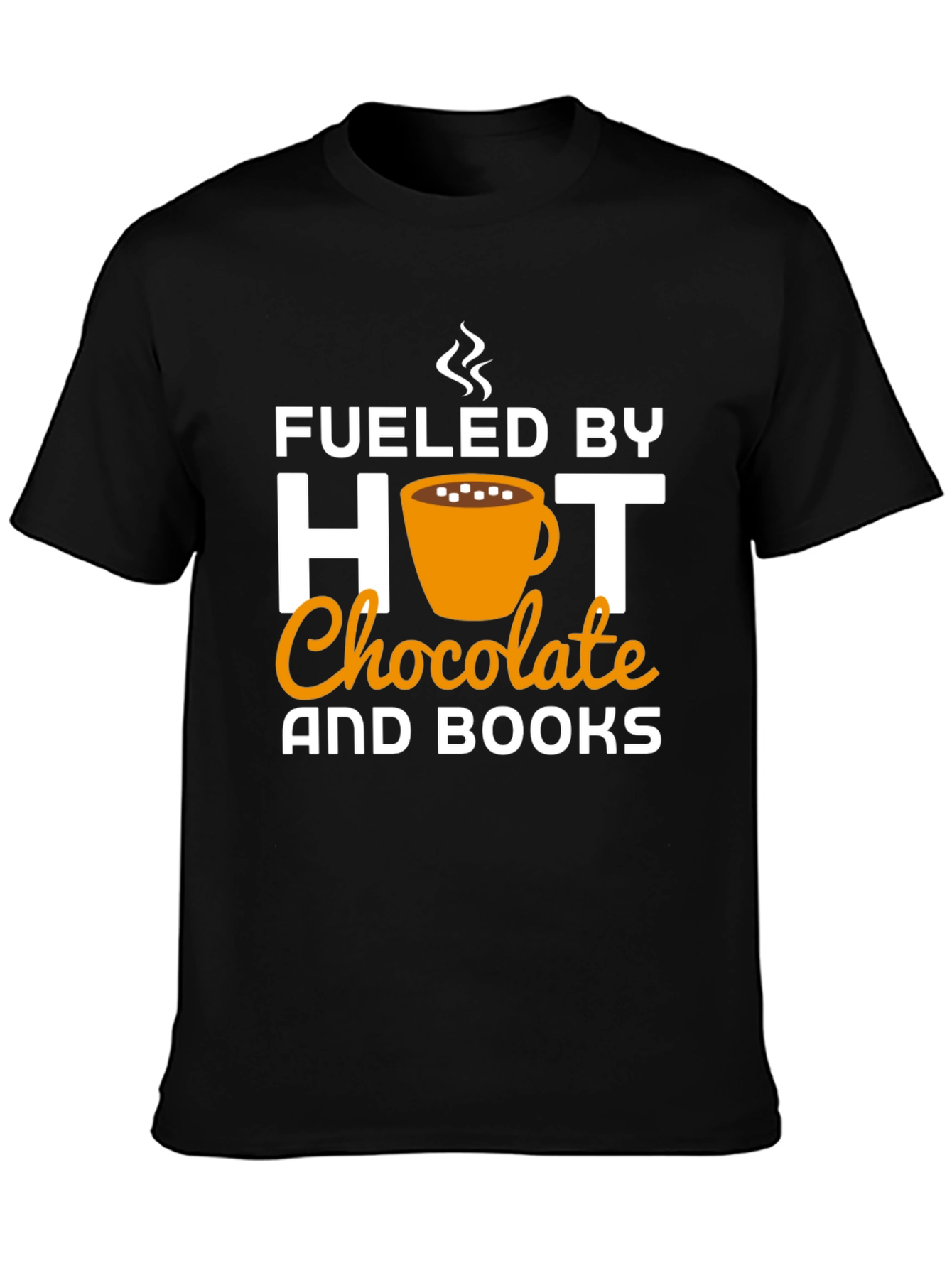 Fueled by Hot Chocolate & Books T-Shirt
