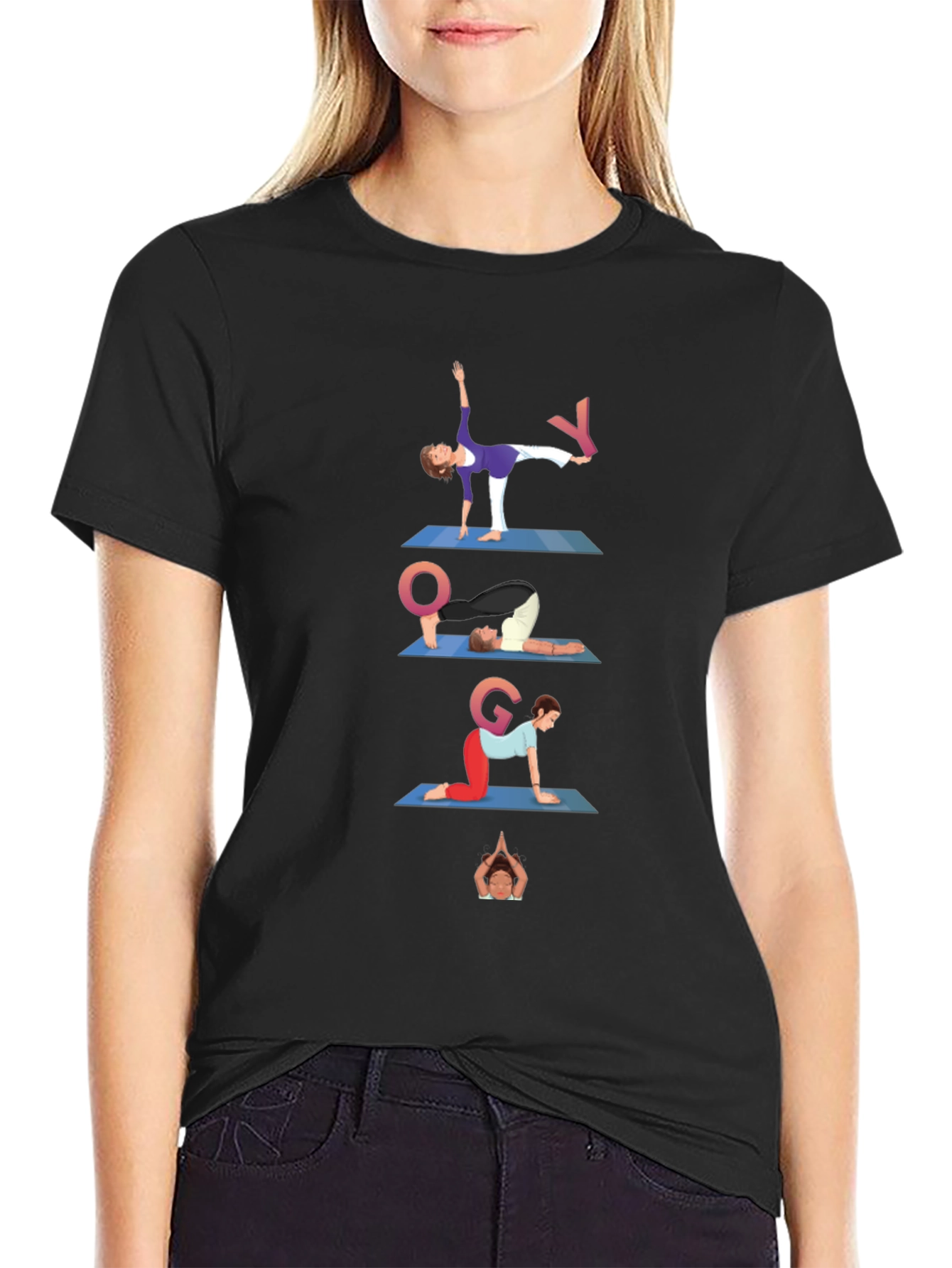 Yoga Pose Graphic Tee