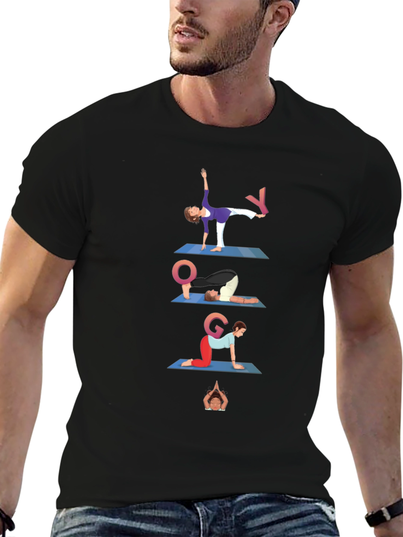Yoga Pose Graphic Tee