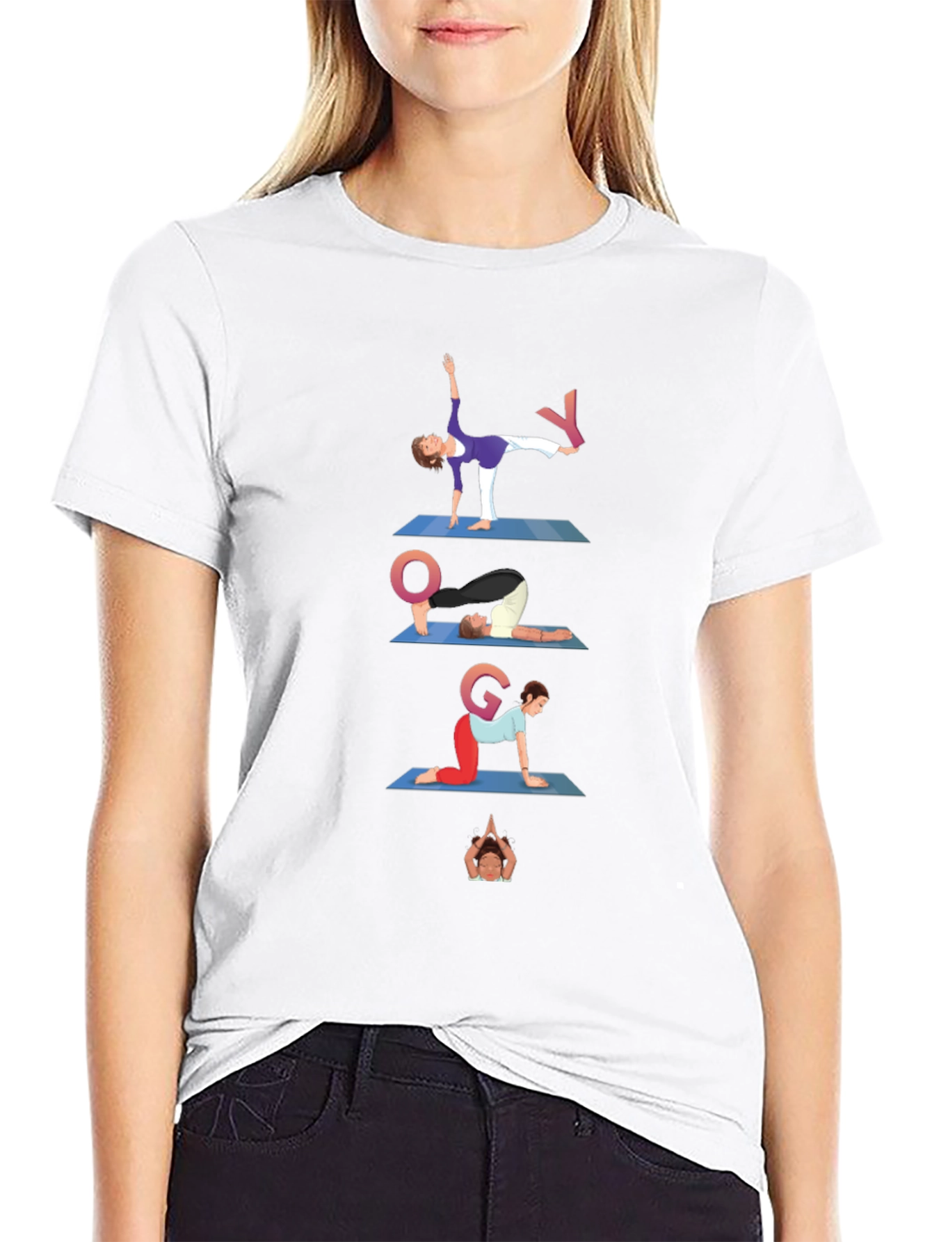 Yoga Pose Graphic Tee