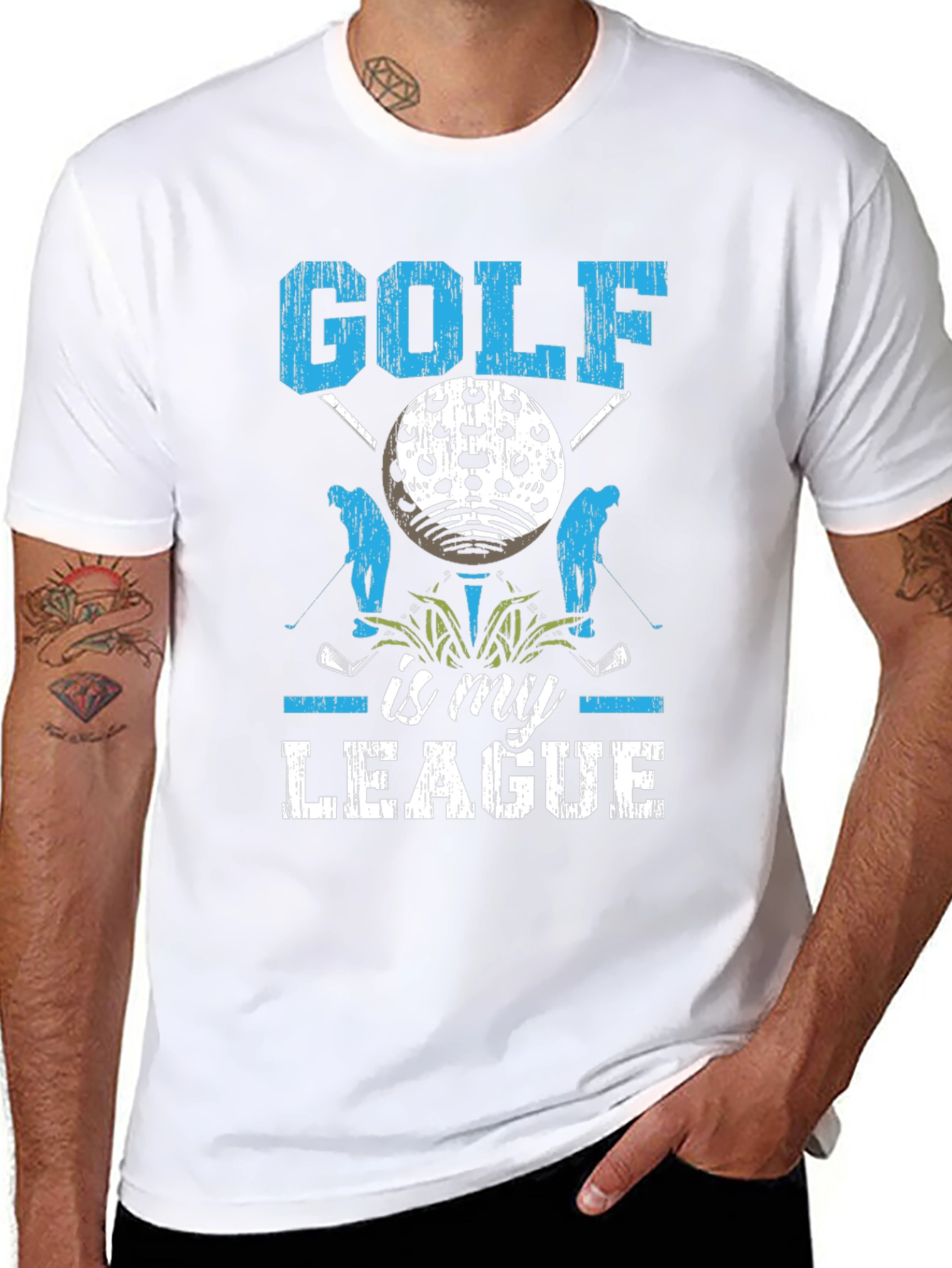Golf Is My League Graphic Tee