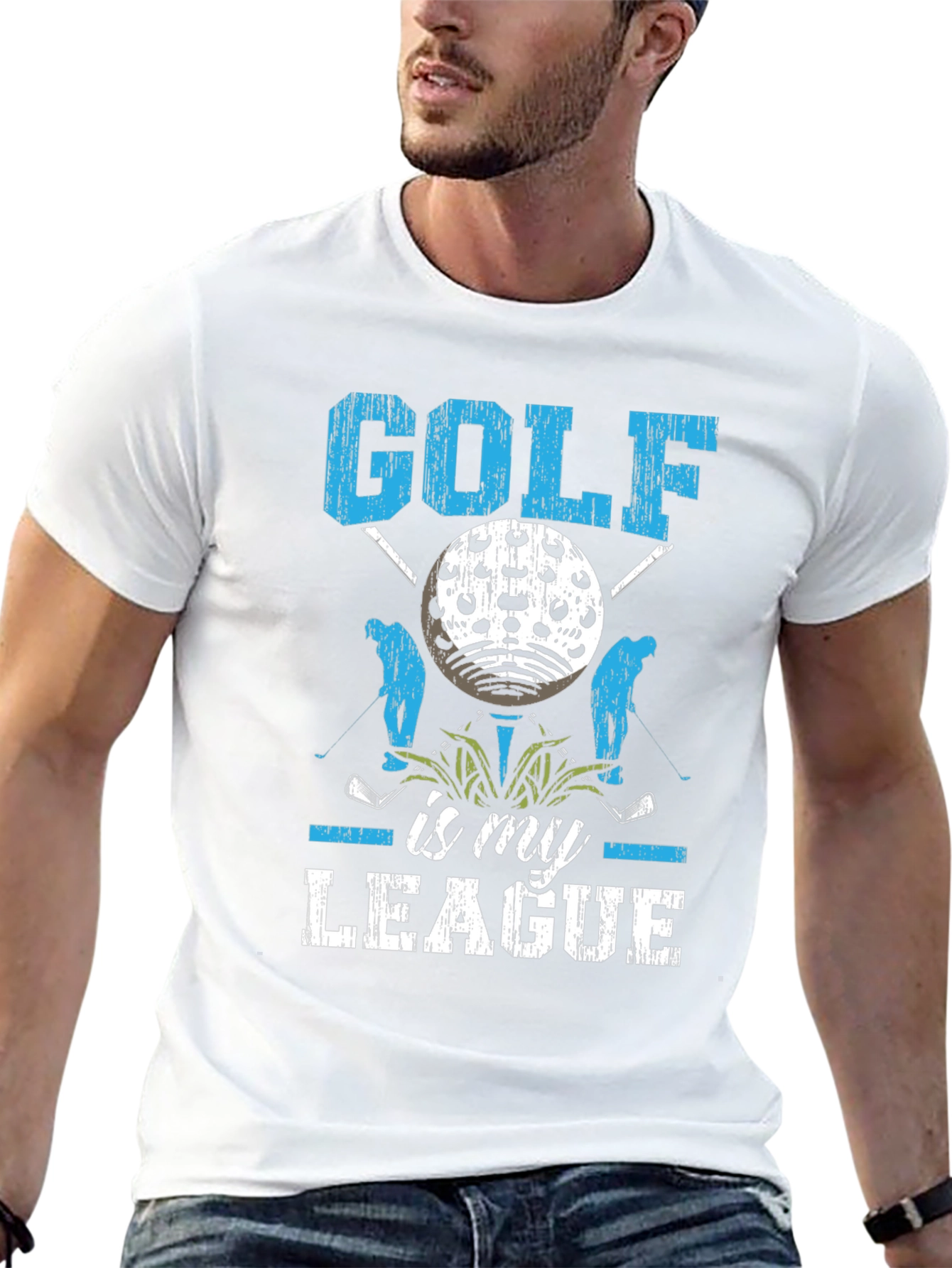 Golf Is My League Graphic Tee