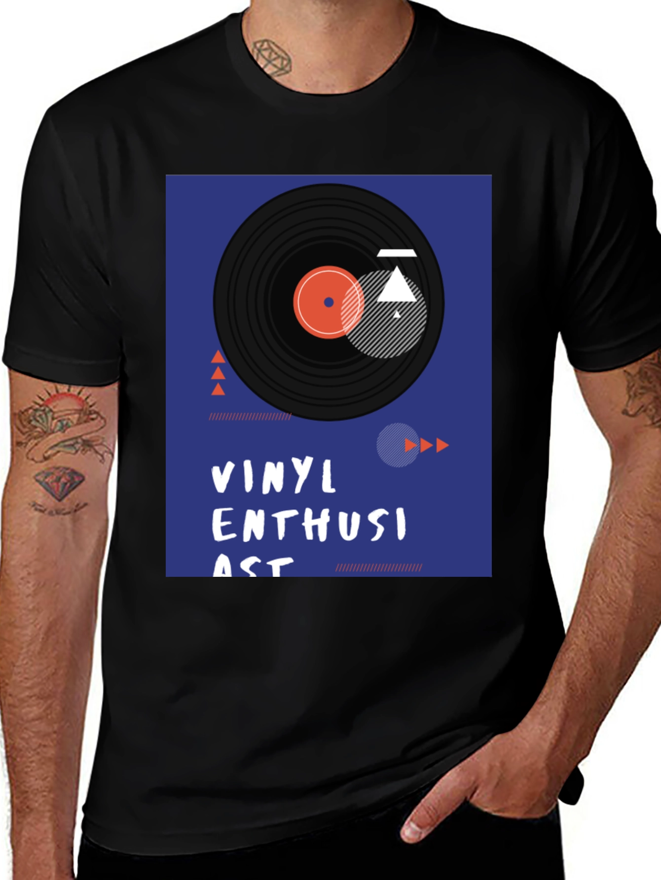 Vinyl Enthusiast Graphic Tee - Music Lover T-Shirt