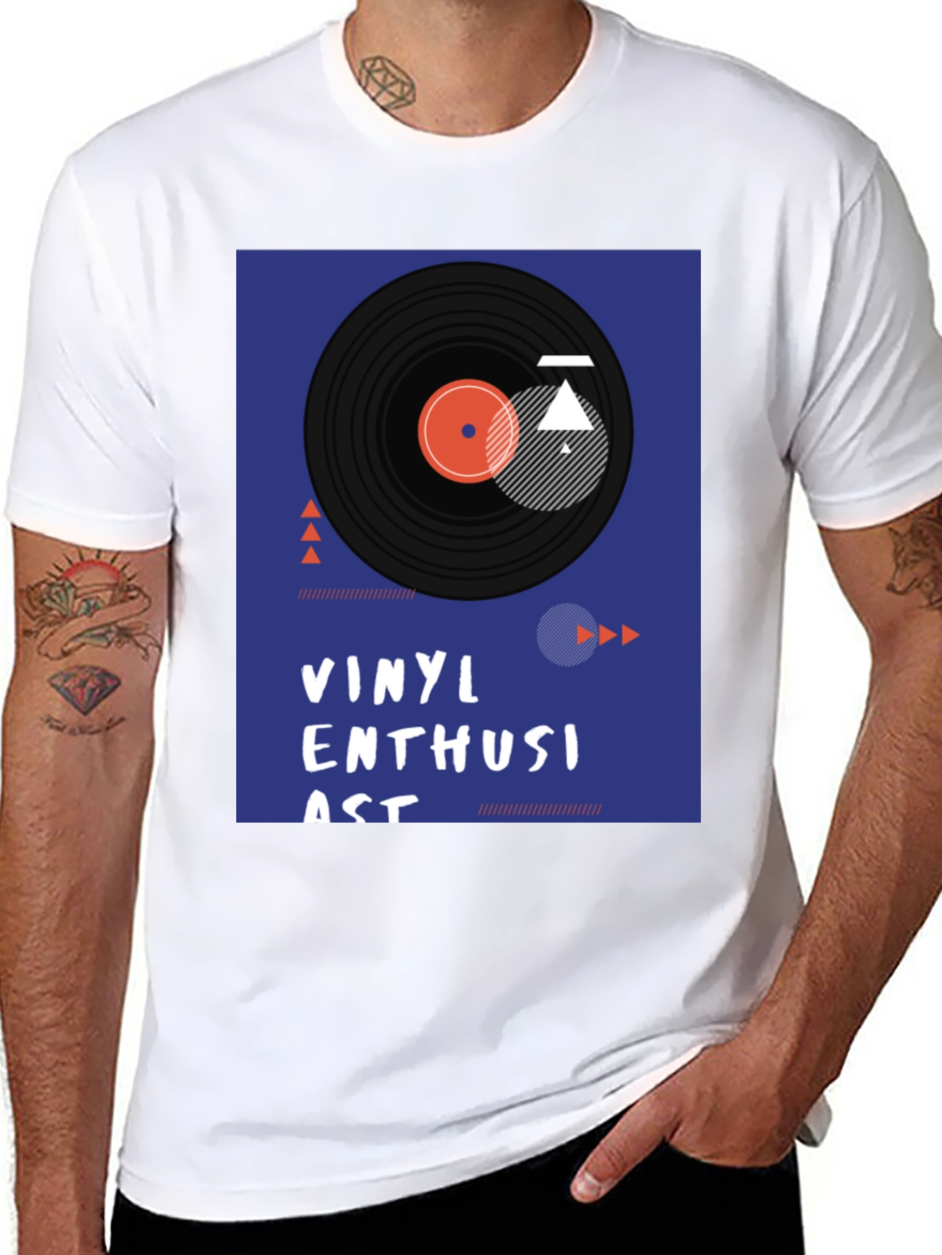 Vinyl Enthusiast Graphic Tee - Music Lover T-Shirt