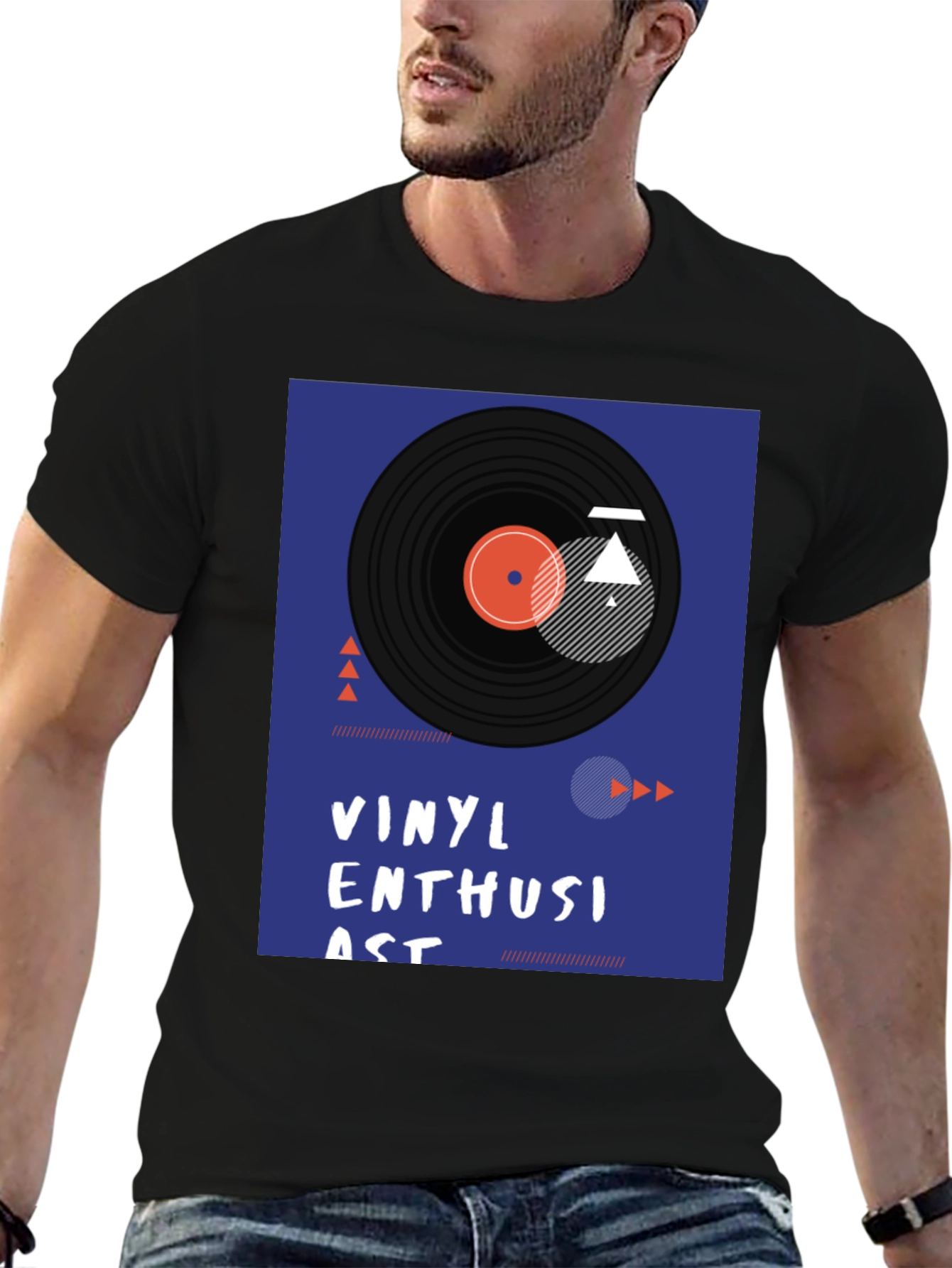 Vinyl Enthusiast Graphic Tee - Music Lover T-Shirt