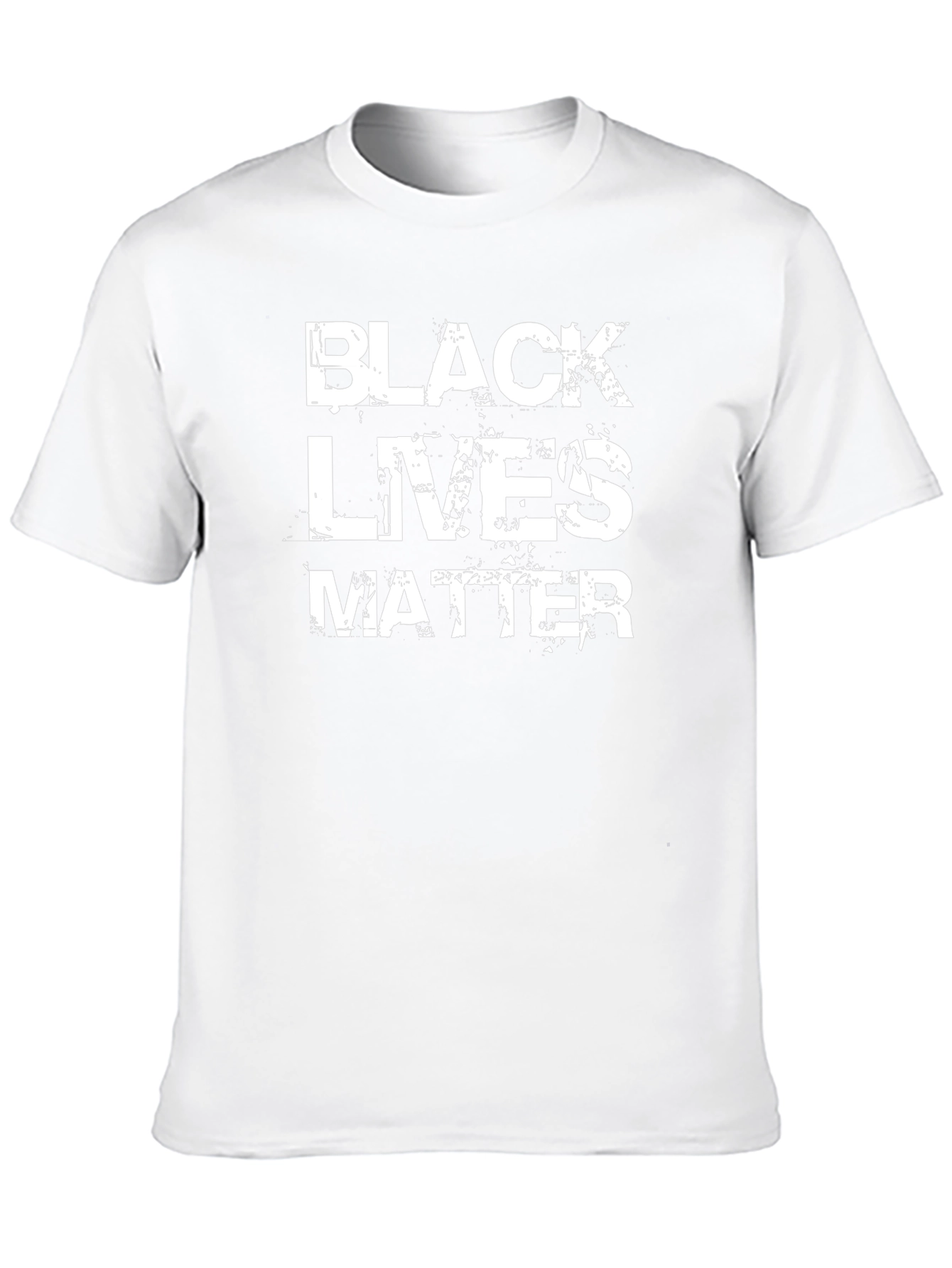 Black Lives Matter Graphic T-Shirt - Distressed Print