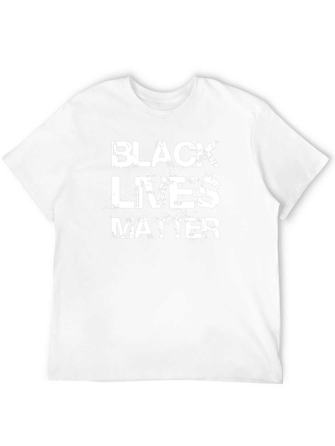Black Lives Matter Graphic T-Shirt - Distressed Print