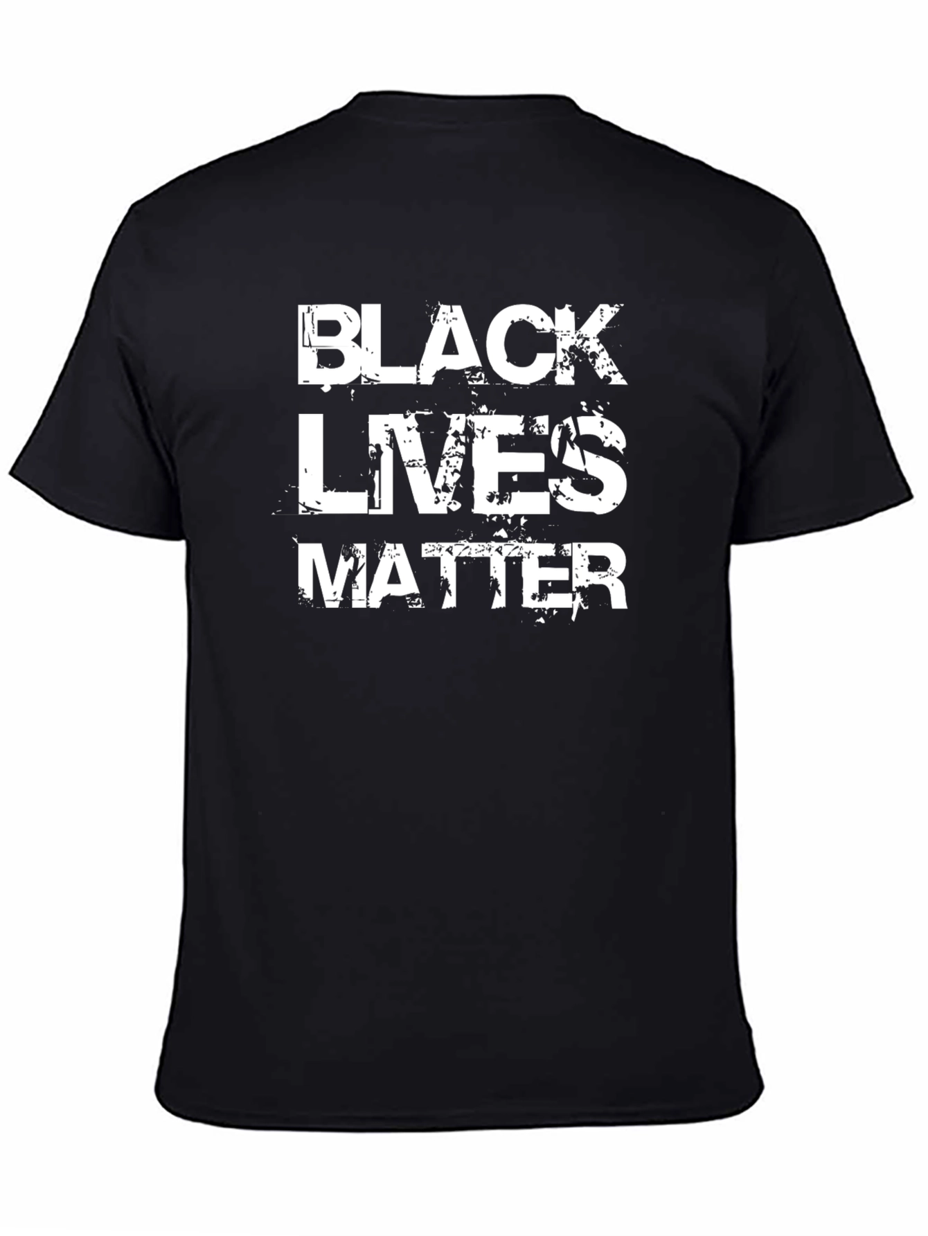 Black Lives Matter Graphic T-Shirt - Distressed Print