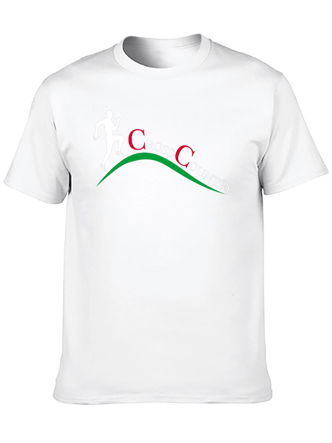 Cross Country Runner Graphic T-Shirt - Black