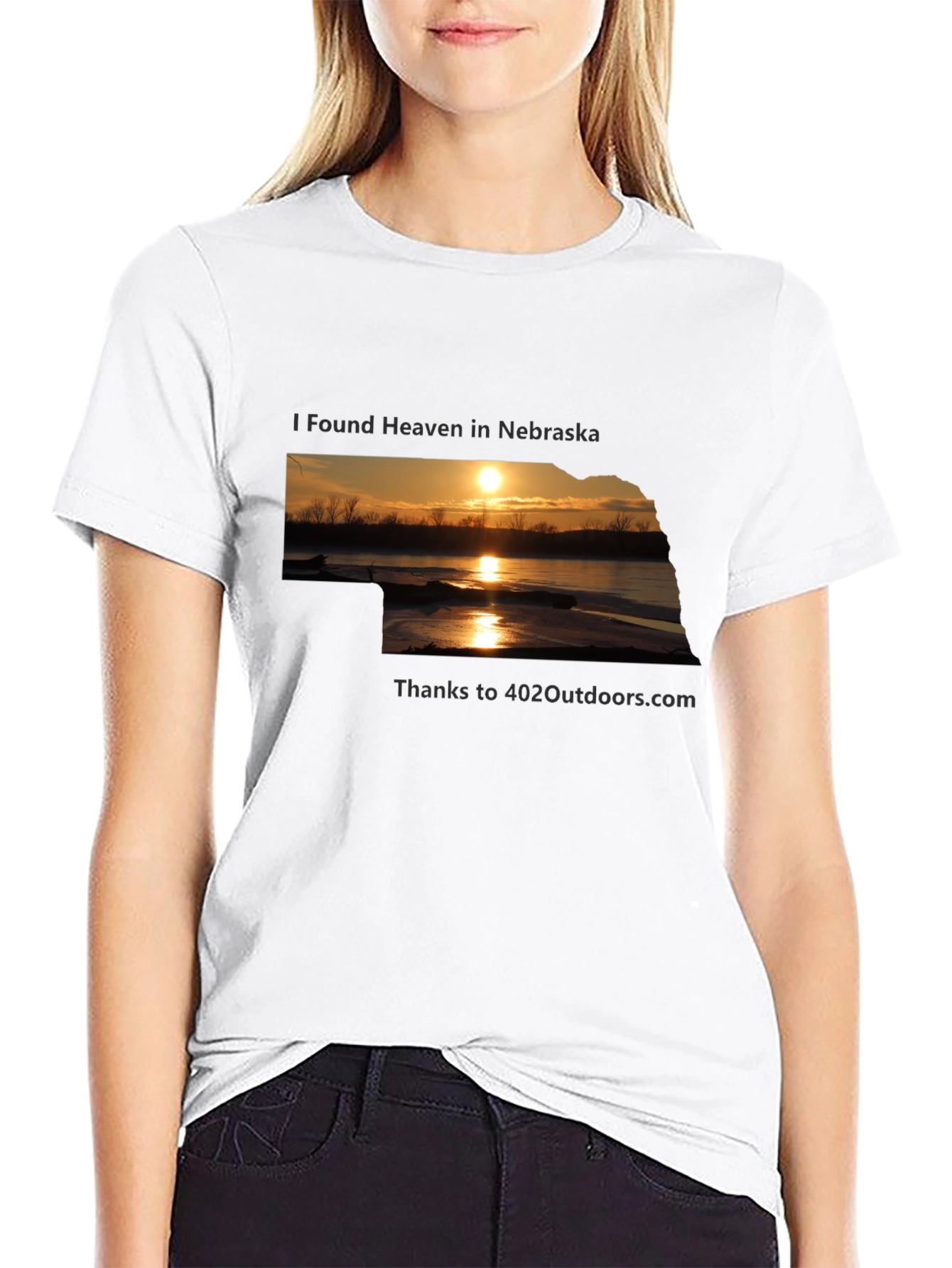 Nebraska Sunset Graphic Tee