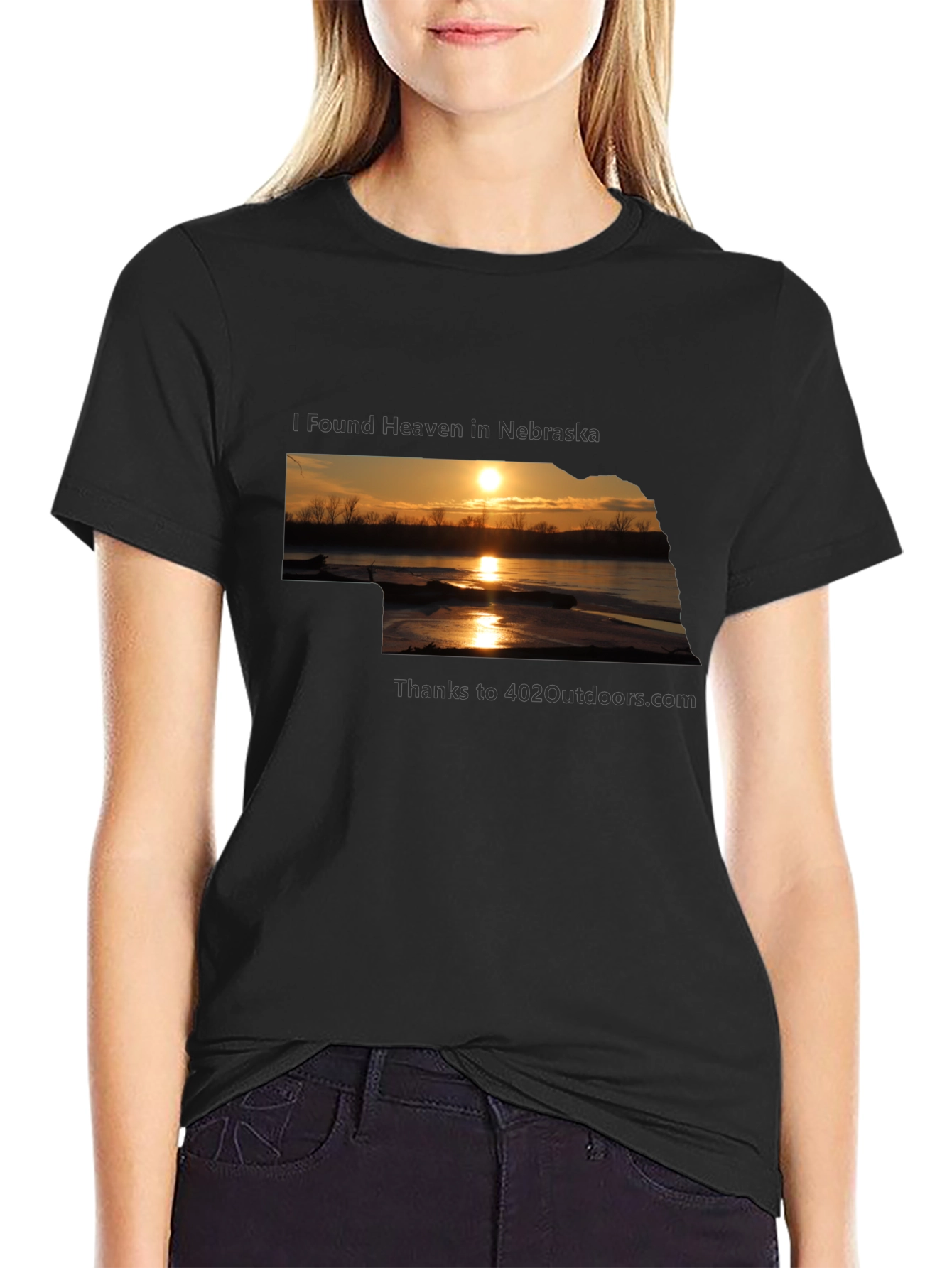 Nebraska Sunset Graphic Tee