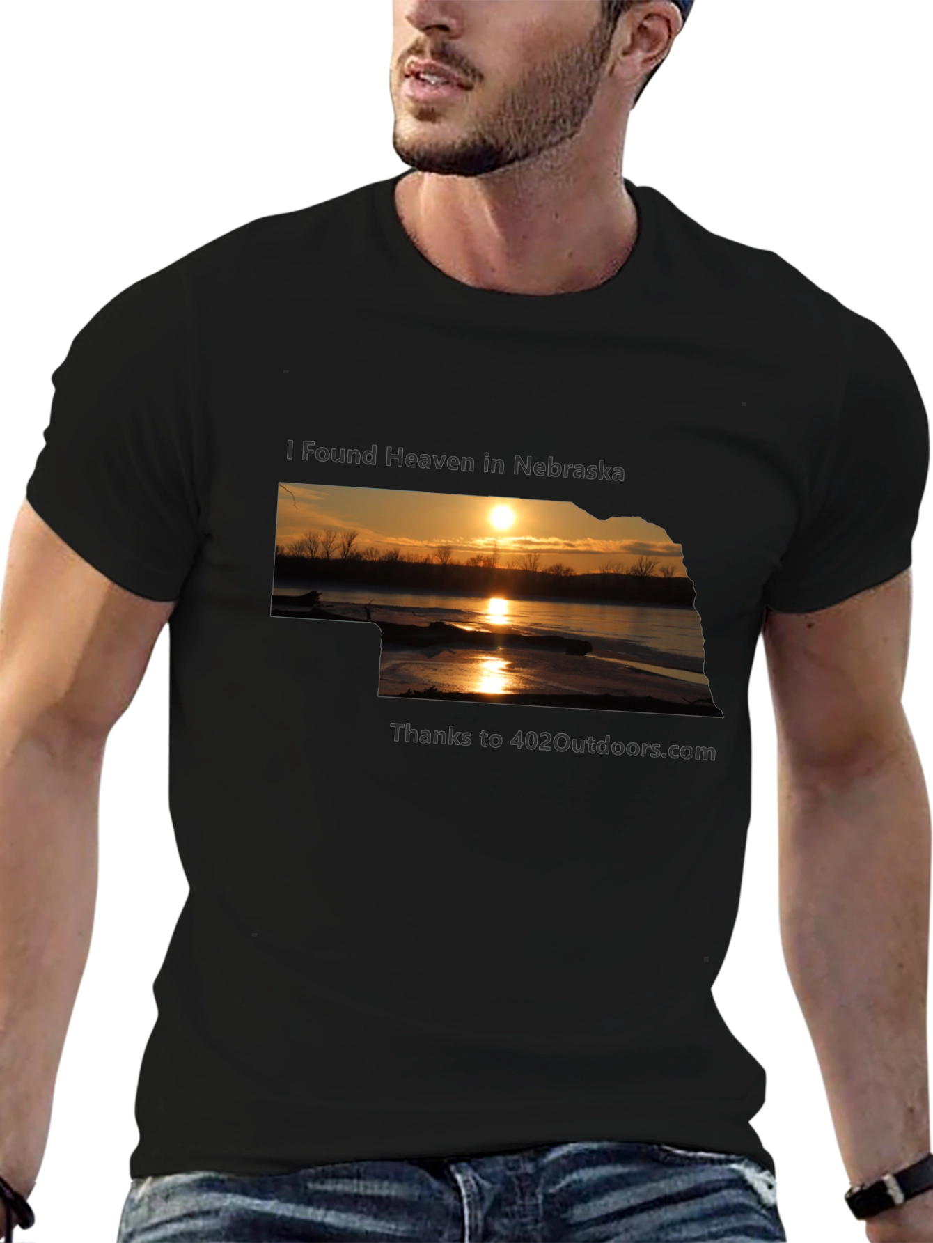 Nebraska Sunset Graphic Tee