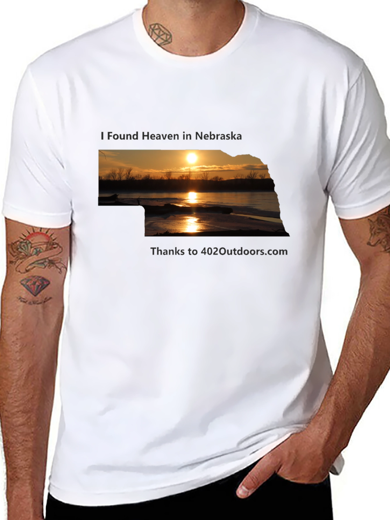 Nebraska Sunset Graphic Tee