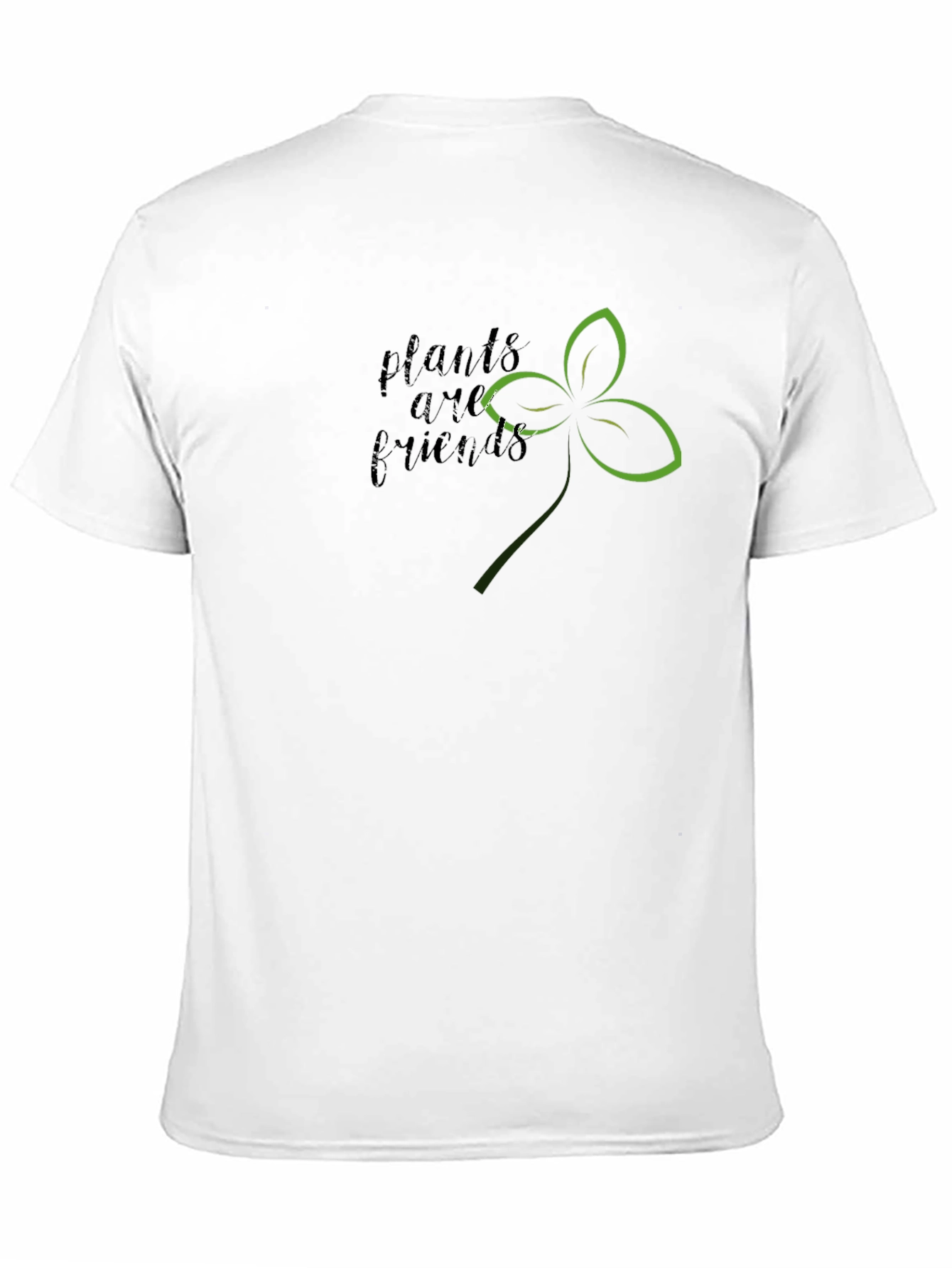 Plants Are Friends Graphic Tee - Black Unisex T-Shirt